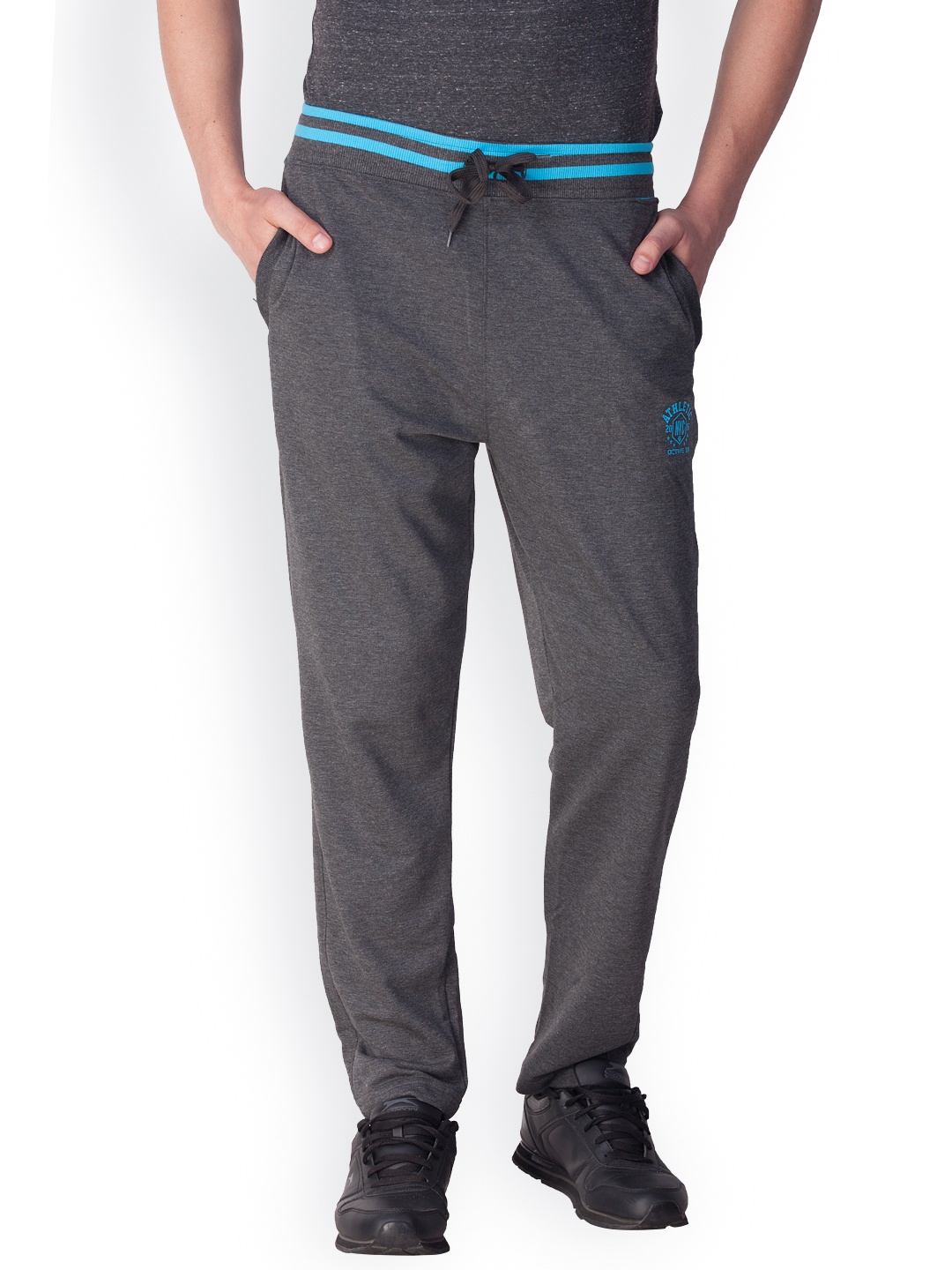 

ONN Grey Melange Active Modern Straight Fit Joggers