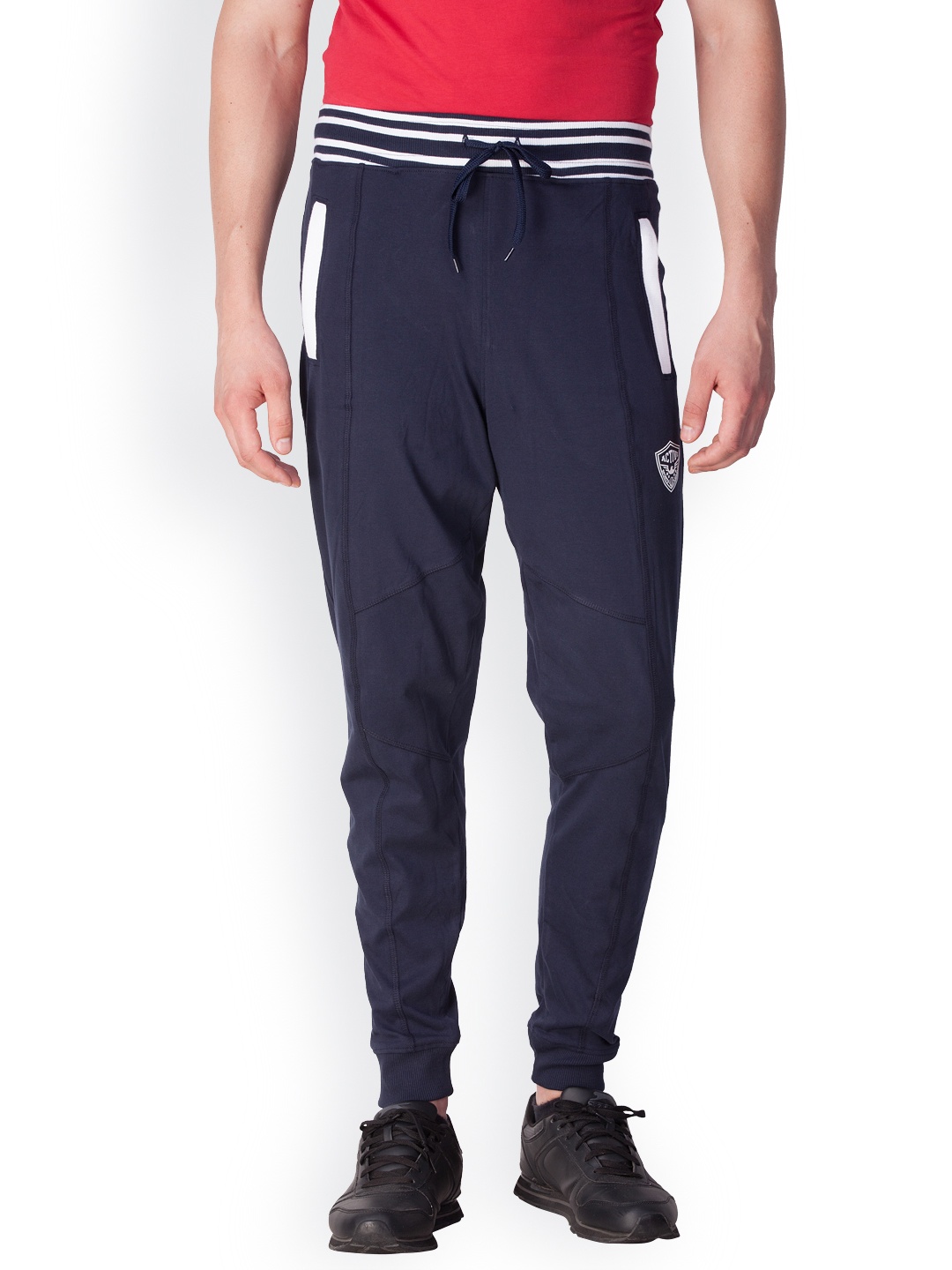 

ONN Navy Blue Active Relaxed Straight Fit Joggers