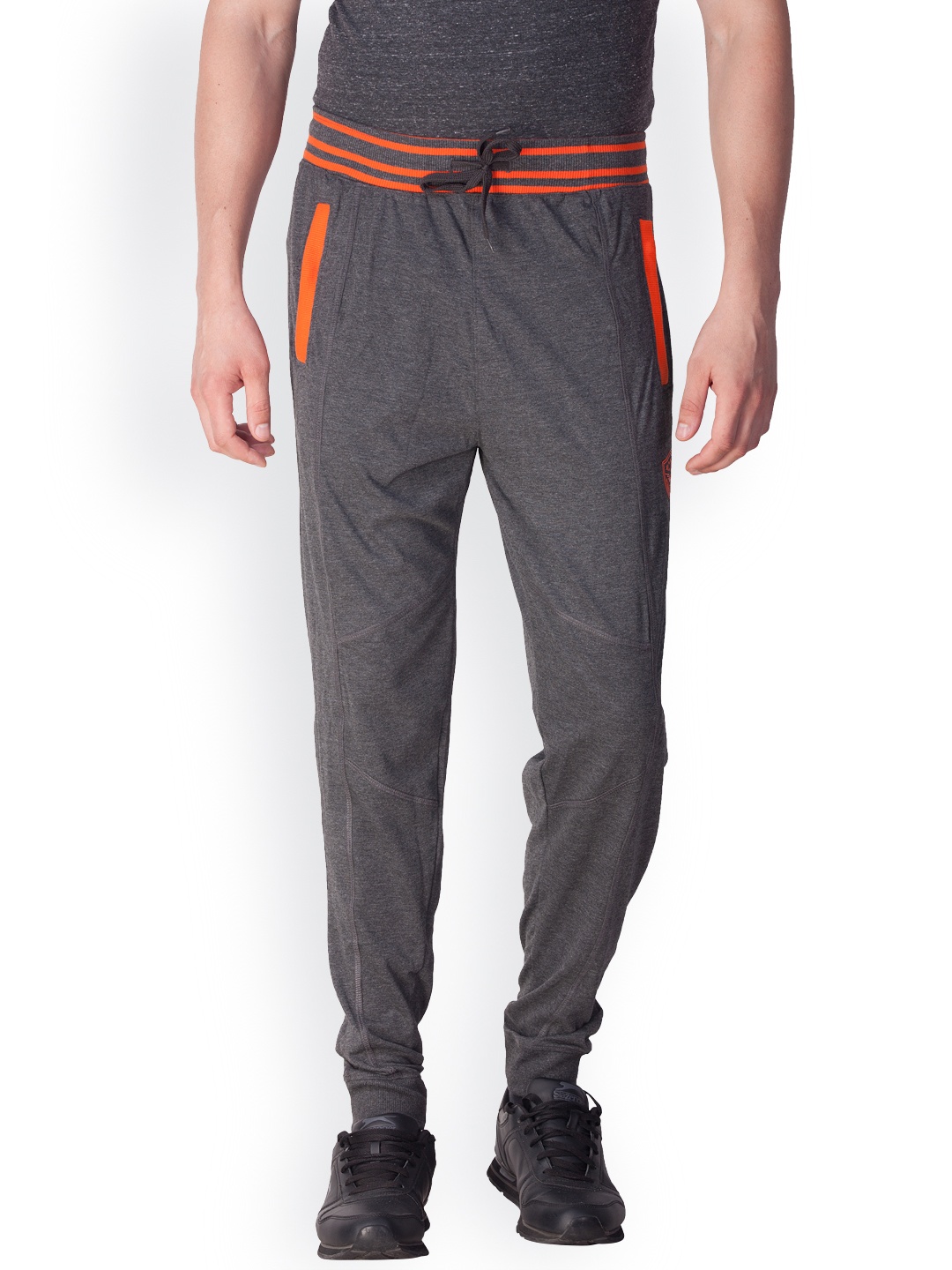 

ONN Grey Melange Active Relaxed Straight Fit Joggers