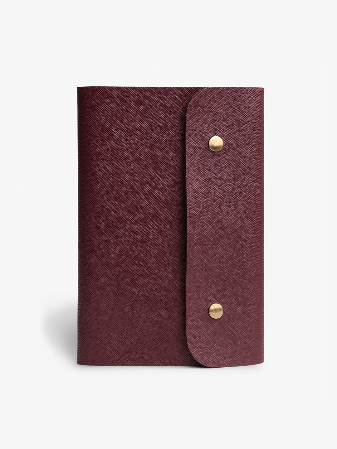 

THE MESSY CORNER Button Notebook, Maroon