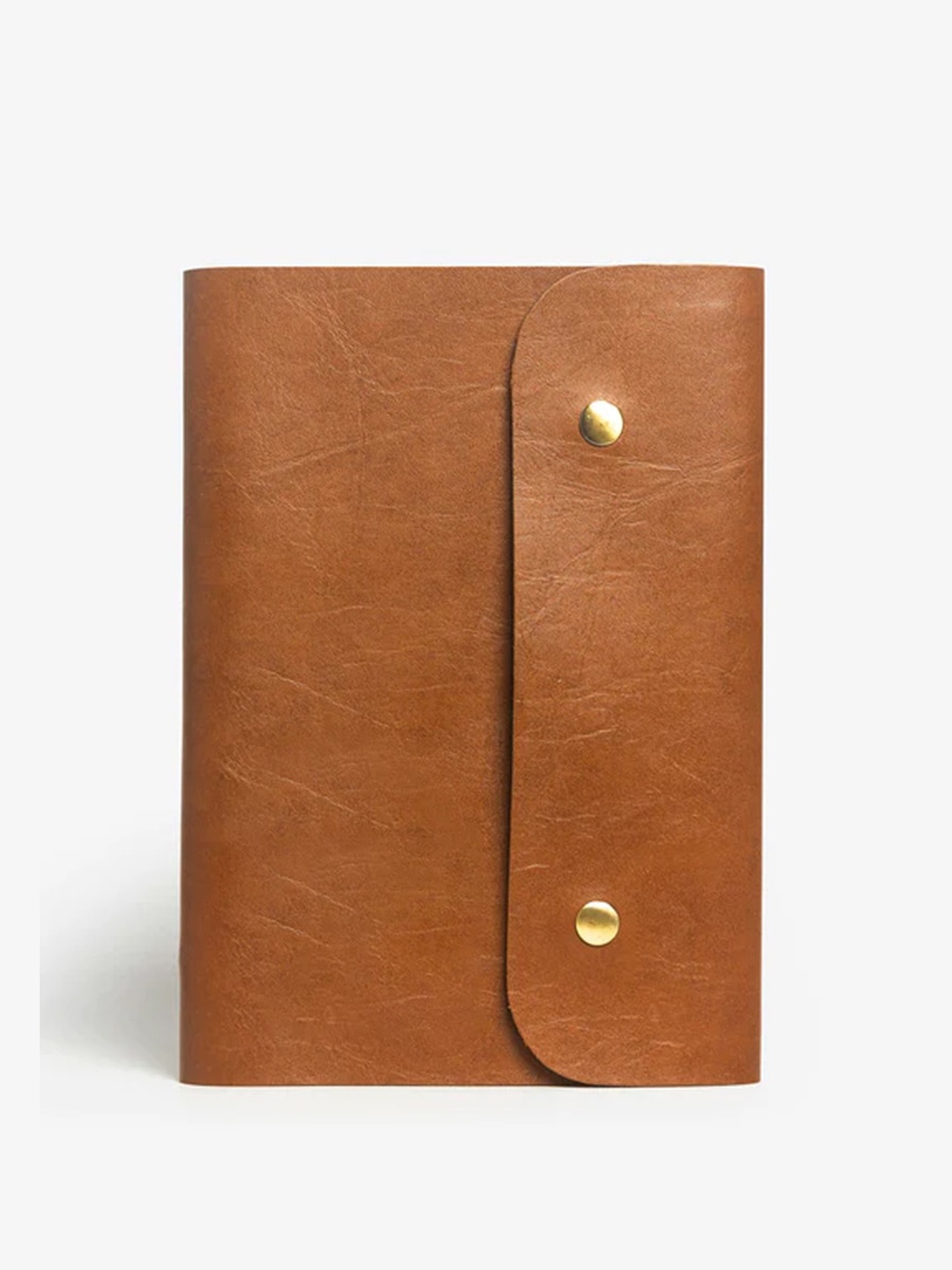 

THE MESSY CORNER 105GSM Button Notebook, Brown