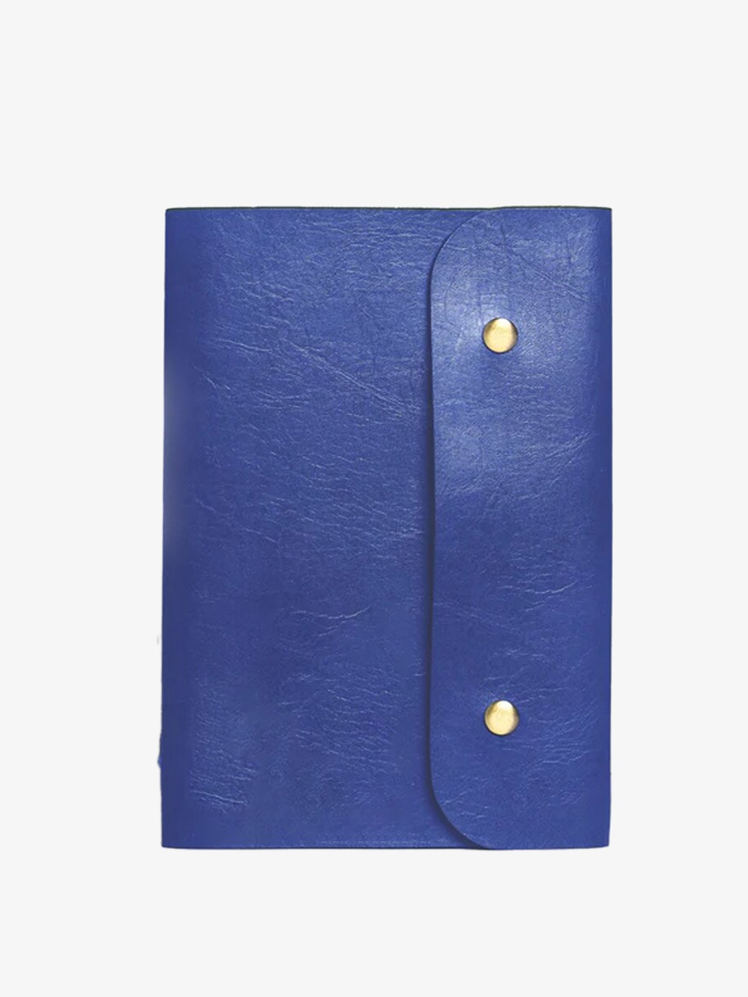 

THE MESSY CORNER Ruled Button Notebook, Blue