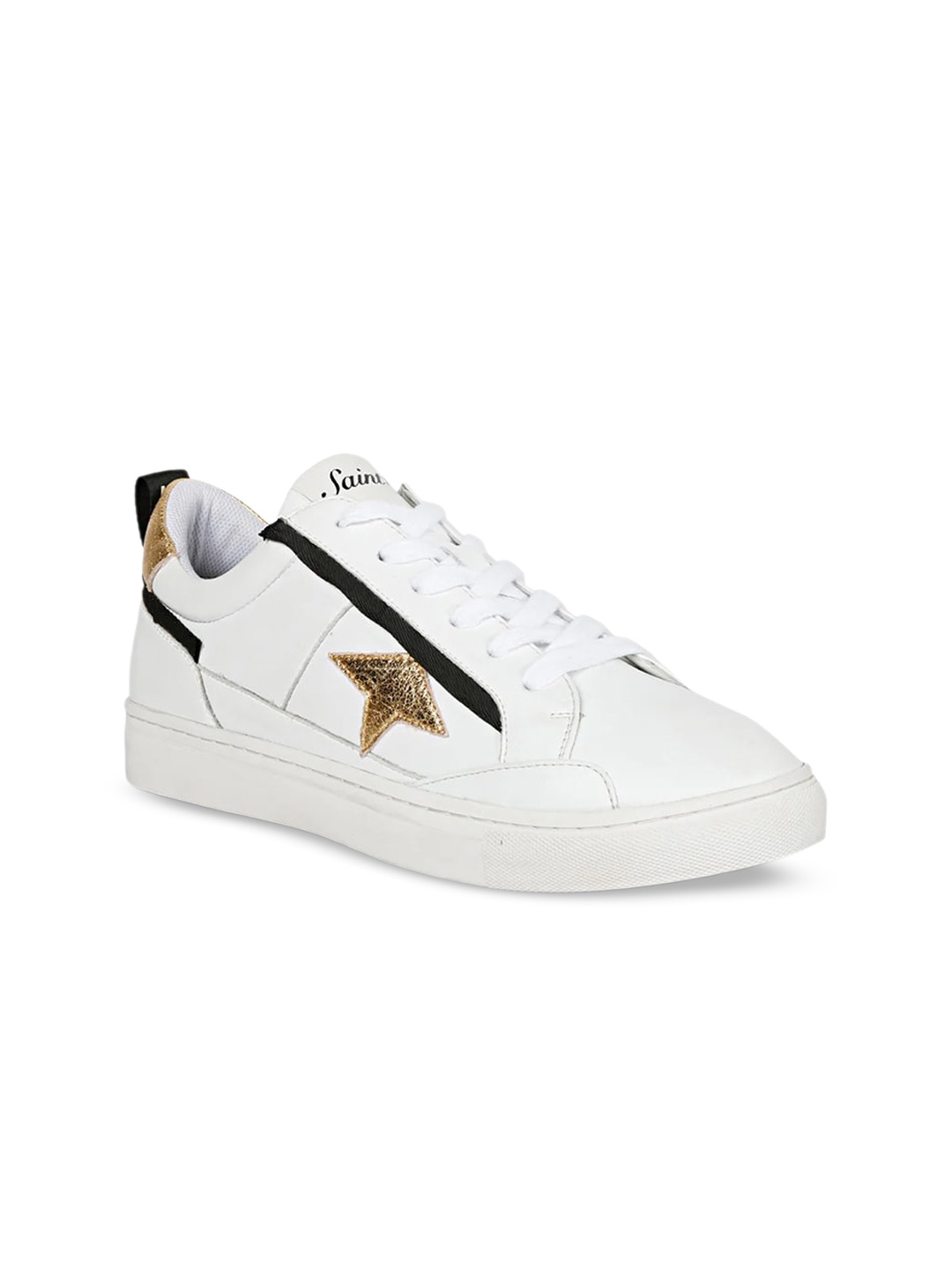 

Saint G Women Leather Sneakers, White