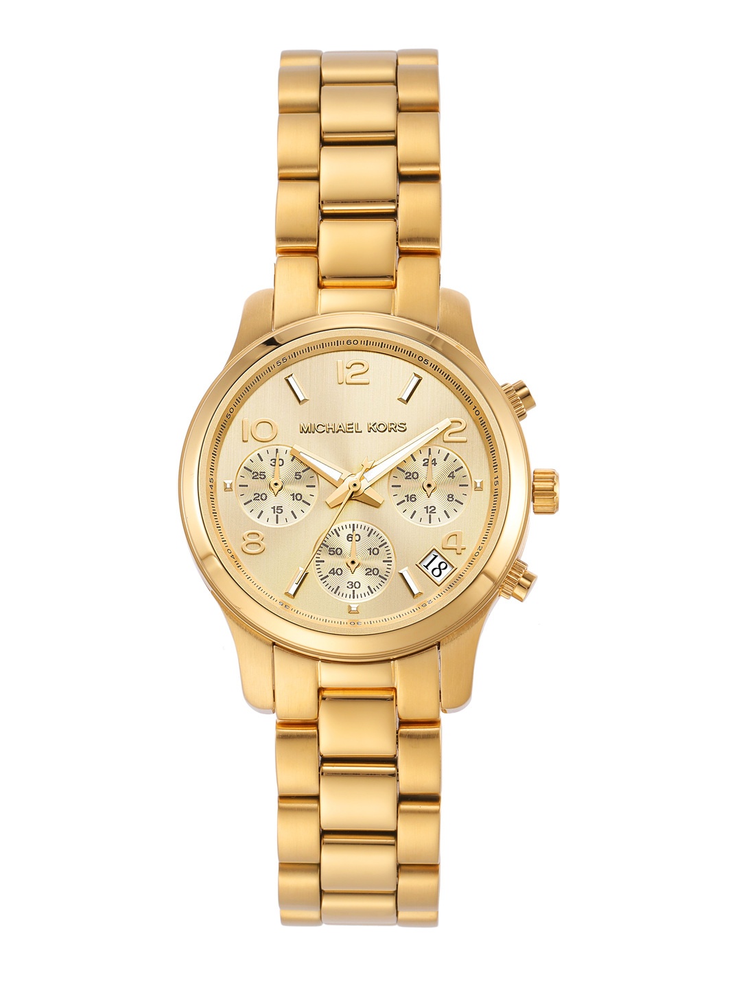 

Michael Kors Women Runway Analogue Watch MK7326-Gold