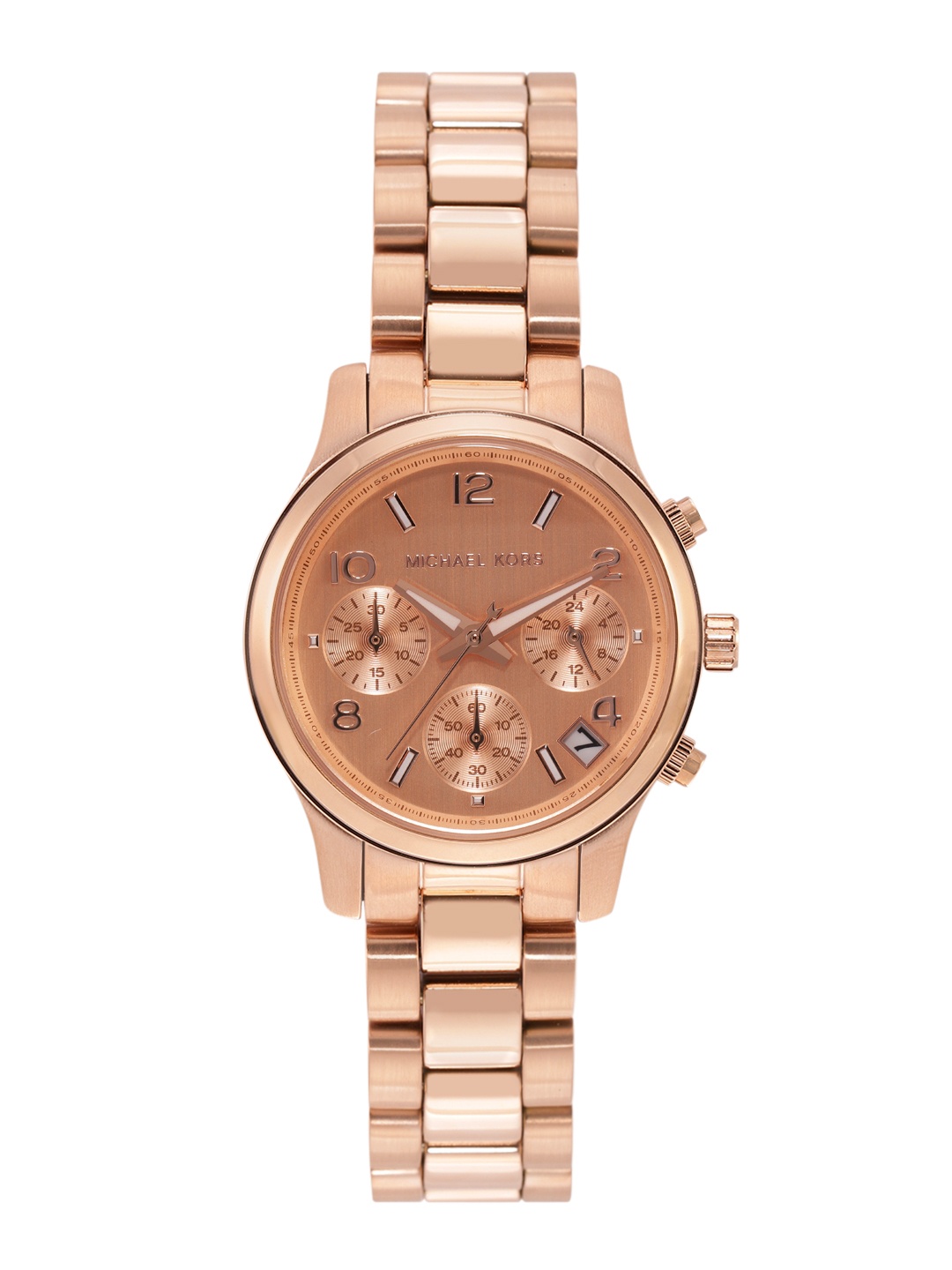 

Michael Kors Women Runway Analogue Watch MK7327, Rose gold