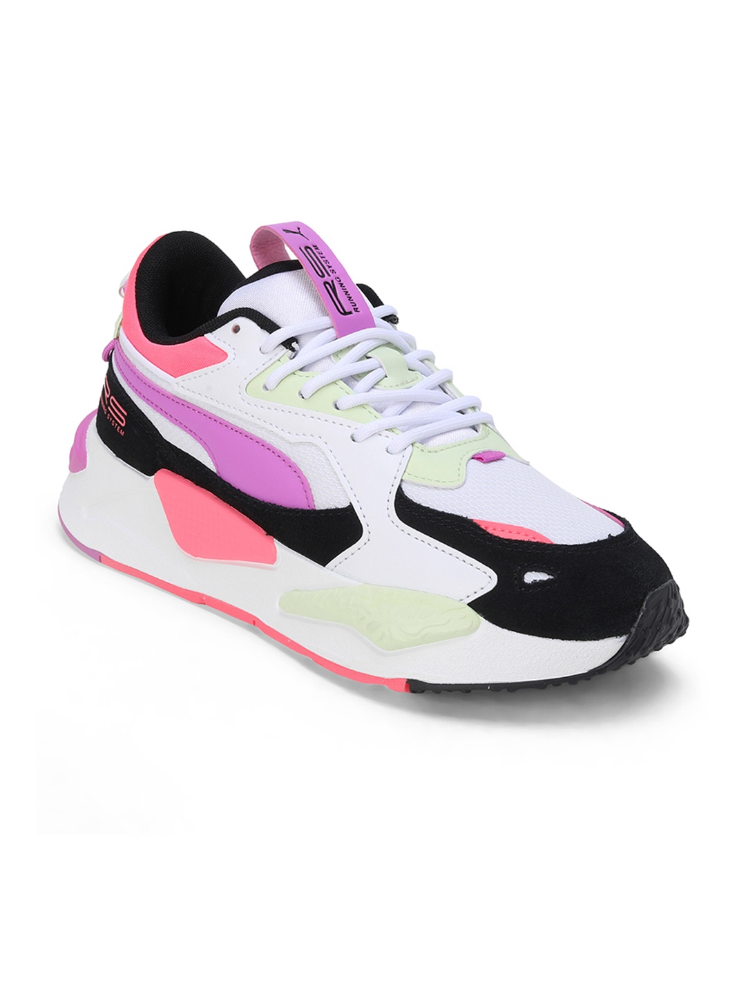 

Puma Women Colourblocked Leather RS-Z Reinvent Sneakers, Black
