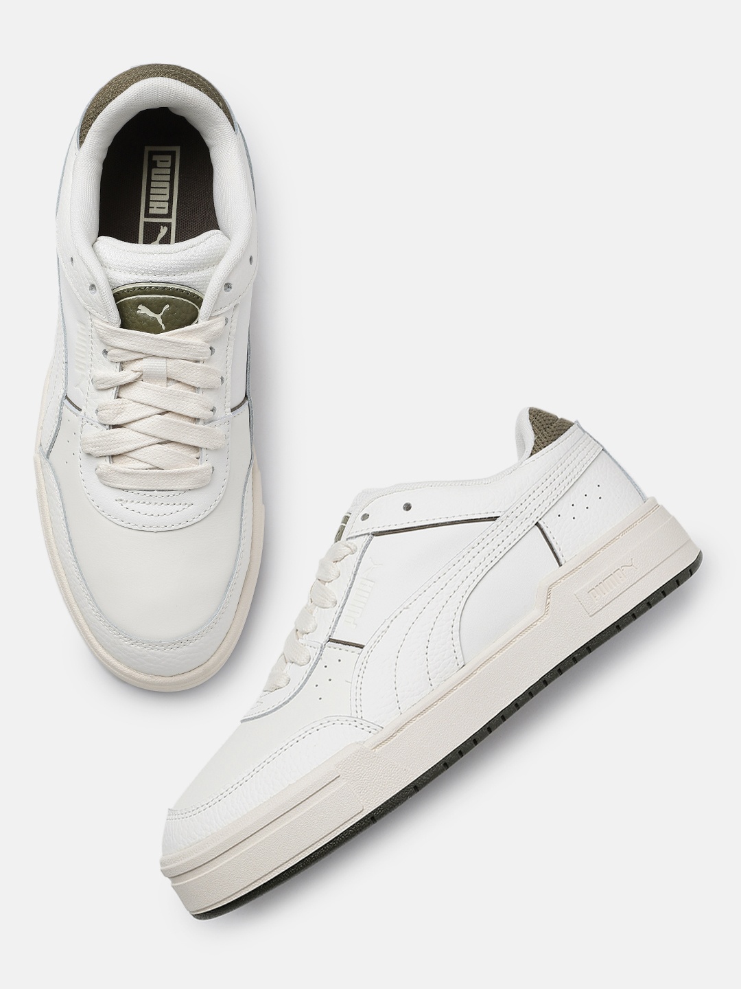 

Puma Unisex CA Pro Sport Perforations Sneakers, Off white