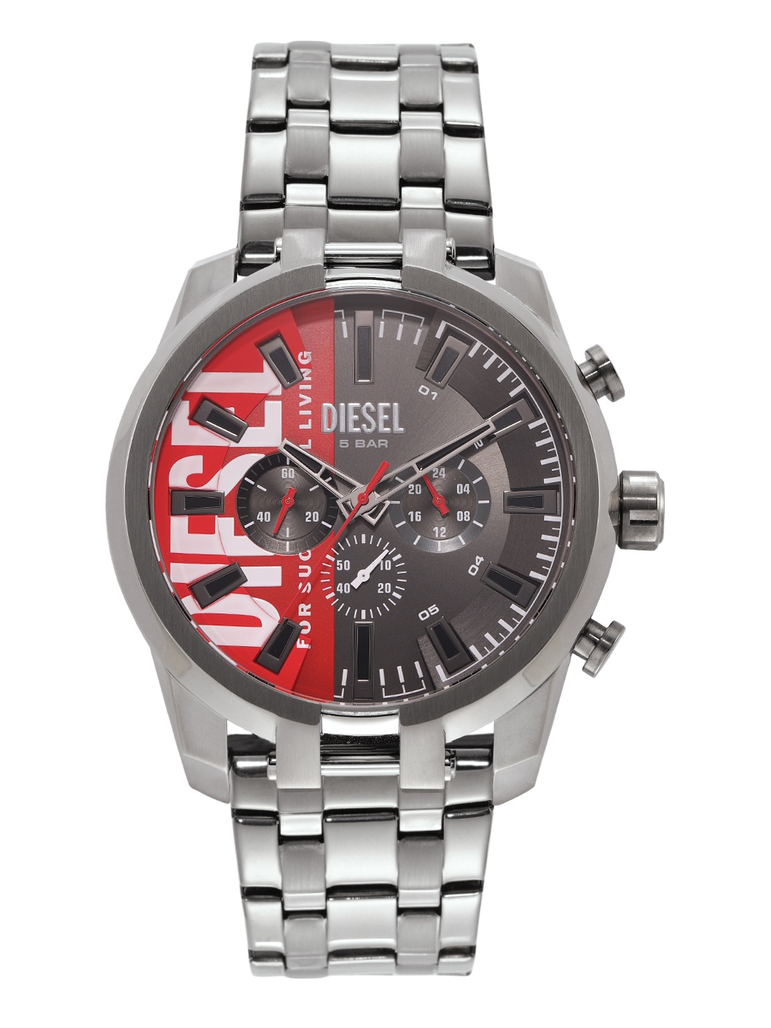 

DIESEL Men Printed Split Analogue Watch DZ4632, Grey