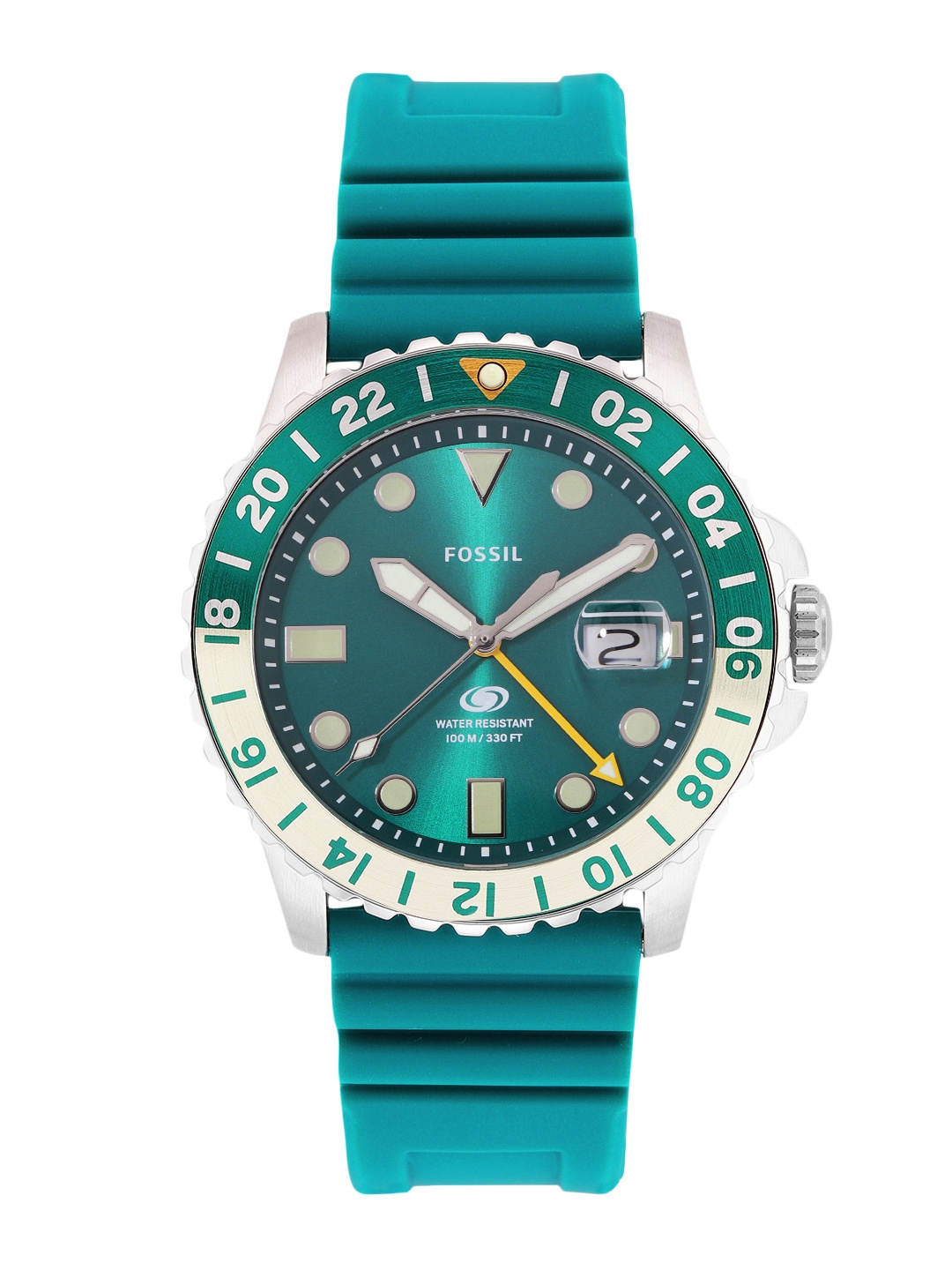 

Fossil Men Embellished Analogue Watch FS5992, Green