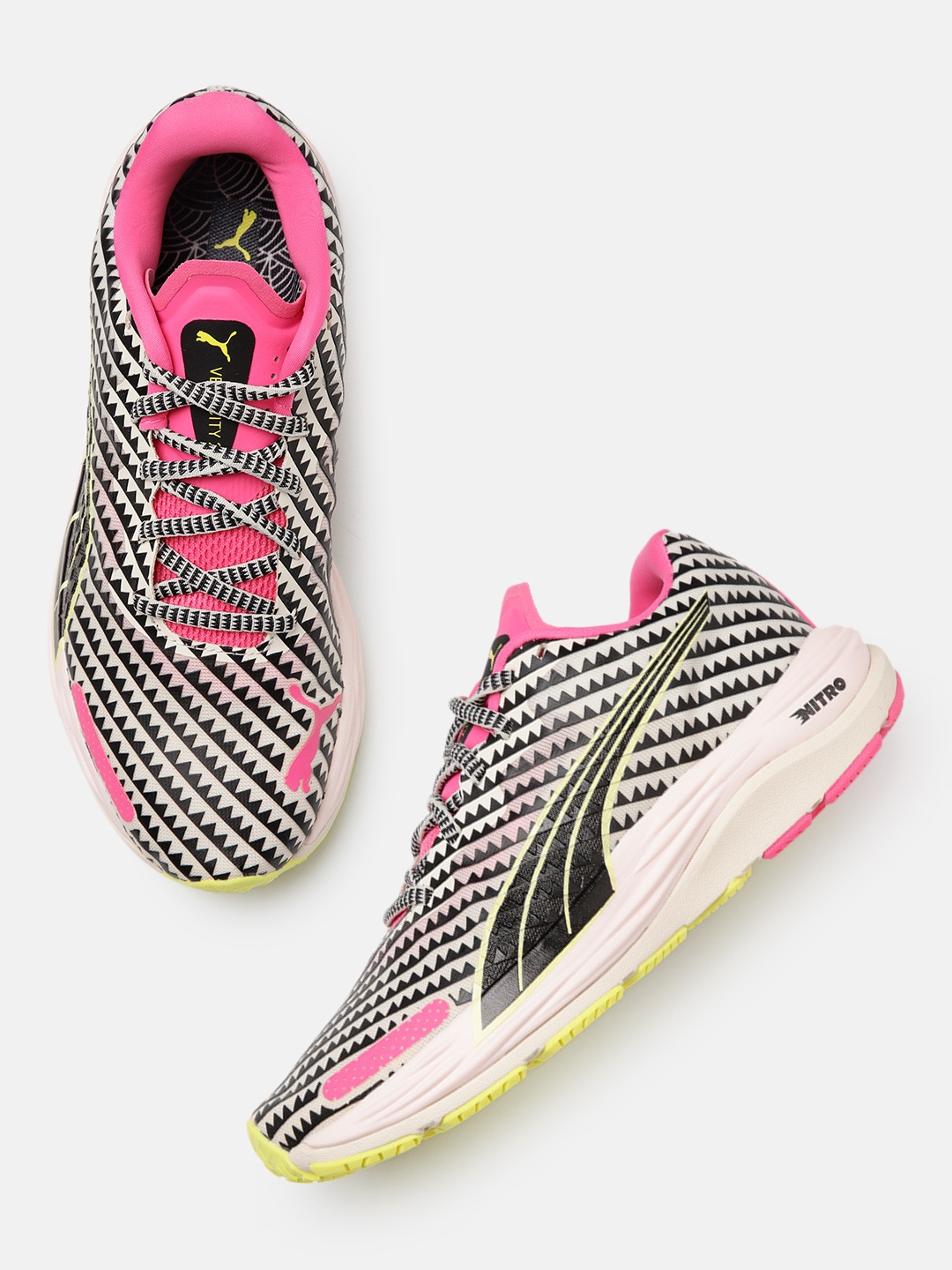 

Puma Women Velocity Nitro 2 LemLem Running Shoes, Multi