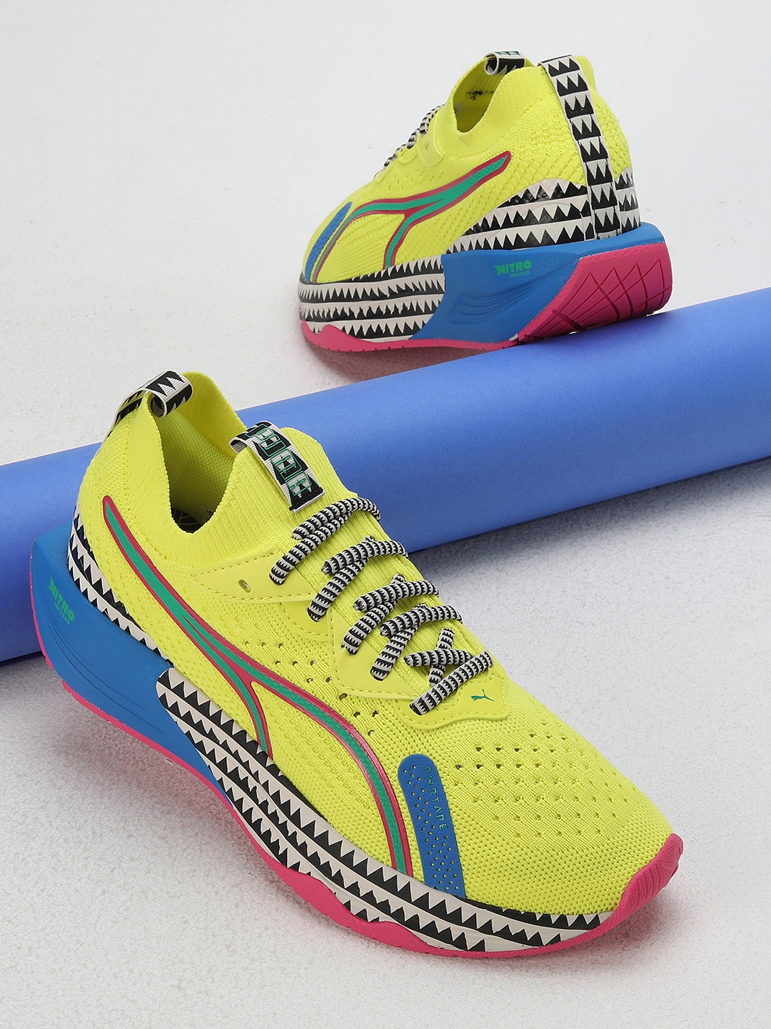 

Puma Women PWR x lemlem NITRO Luxe Training Shoes, Yellow