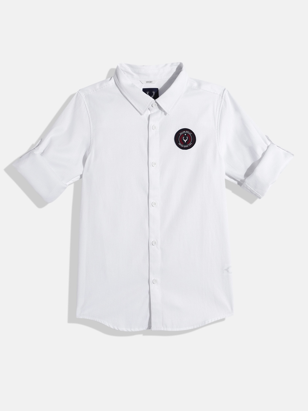 

Allen Solly Junior Boys Opaque Casual Shirt, White