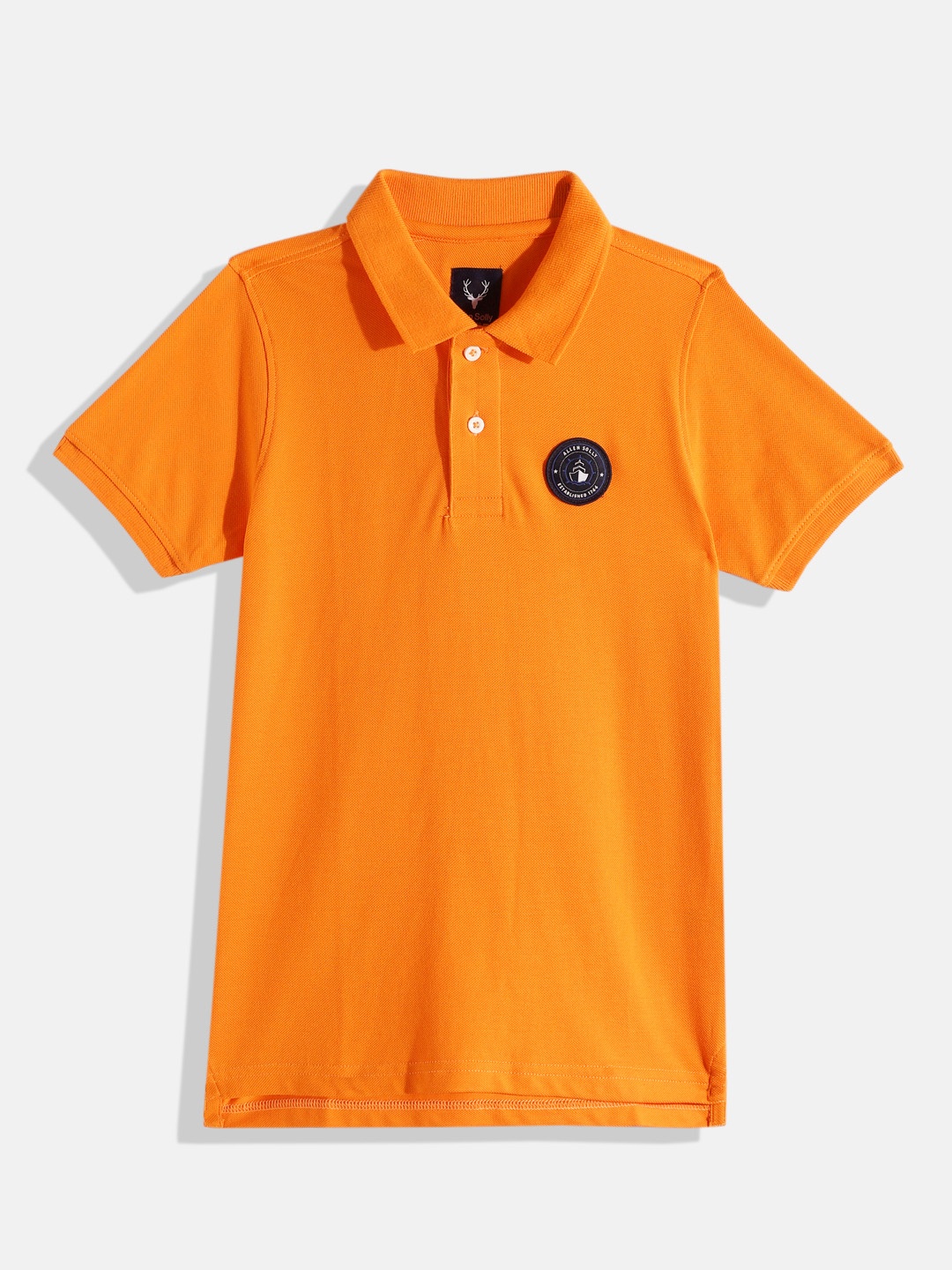 

Allen Solly Junior Boys Polo Collar Pure Cotton T-shirt, Orange