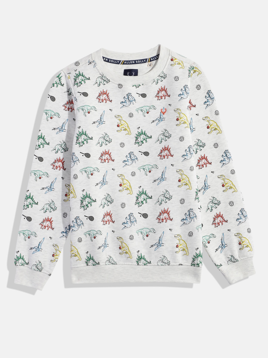 

Allen Solly Junior Boys Dinosaurs Printed Sweatshirt, Grey