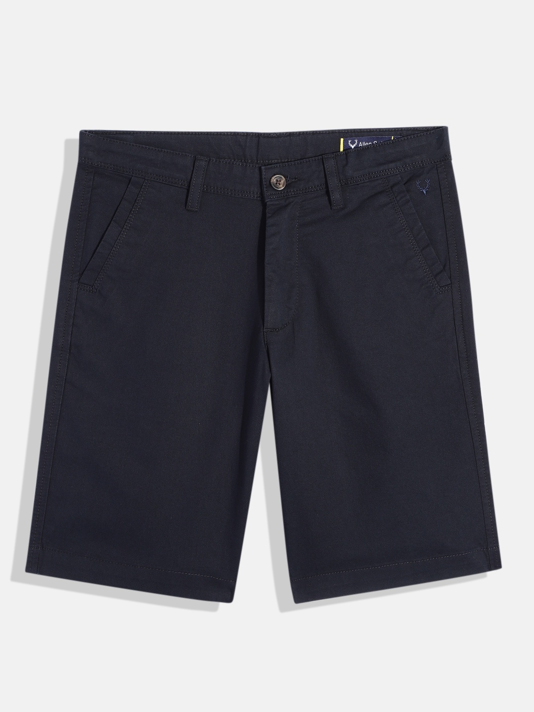 

Allen Solly Junior Boys Solid Chino Shorts, Navy blue