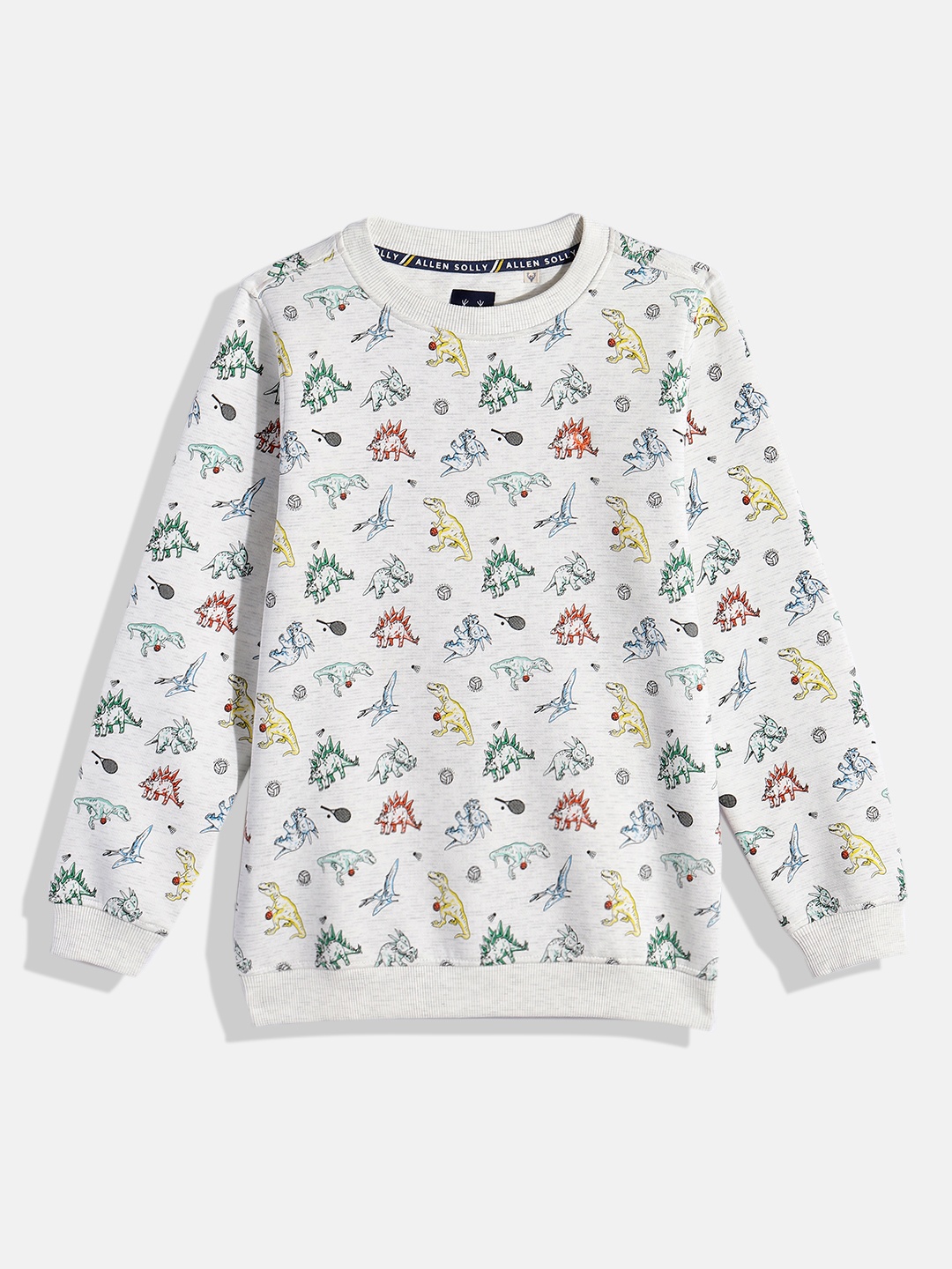 

Allen Solly Junior Boys Conversational Printed Sweatshirt, Grey