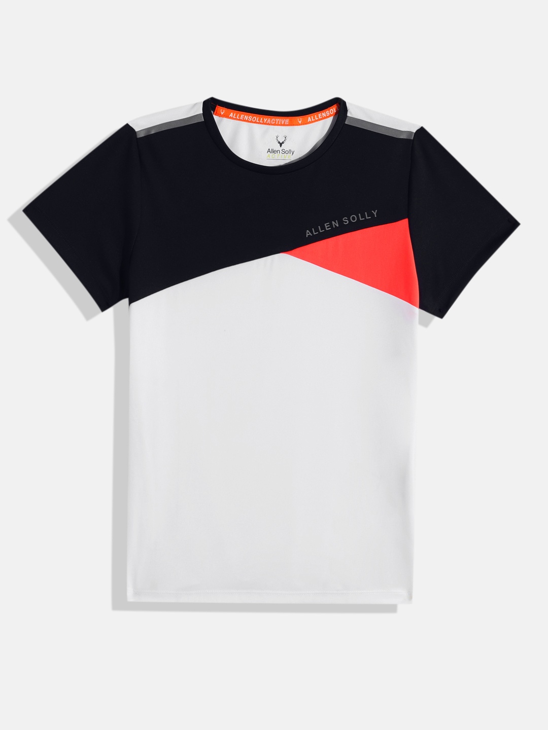 

Allen Solly Junior Boys Colourblocked T-shirt, White