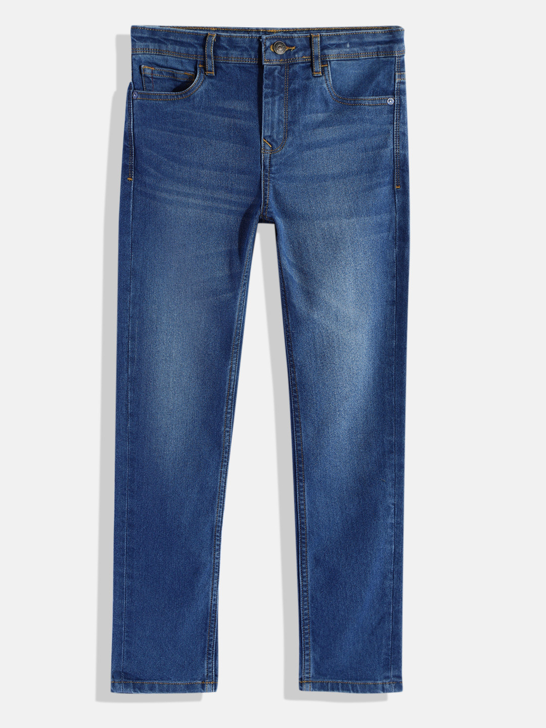 

Allen Solly Junior Boys Blue Slim Fit Light Fade Stretchable Jeans