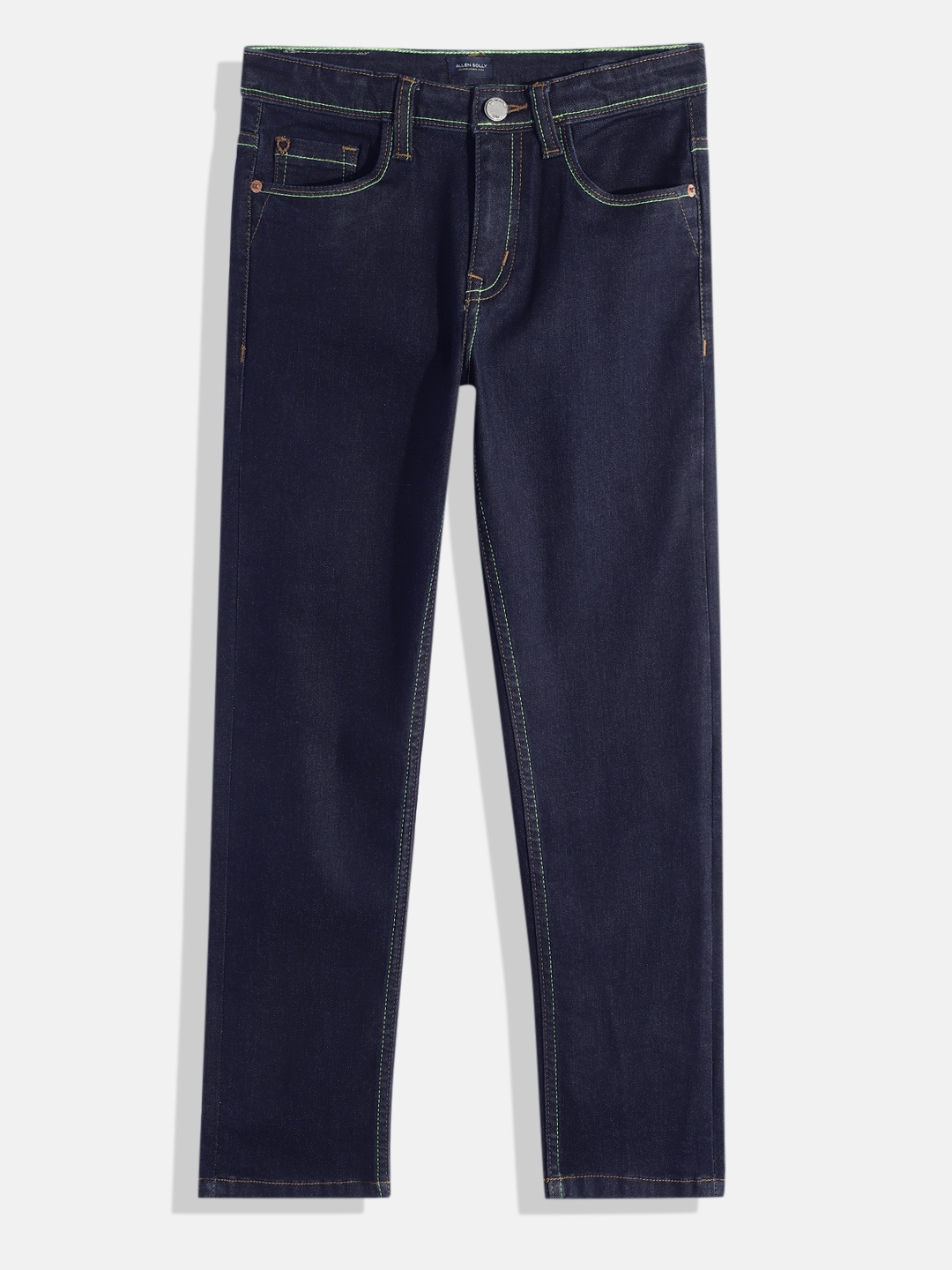 

Allen Solly Junior Boys Slim Fit Stretchable Jeans, Navy blue