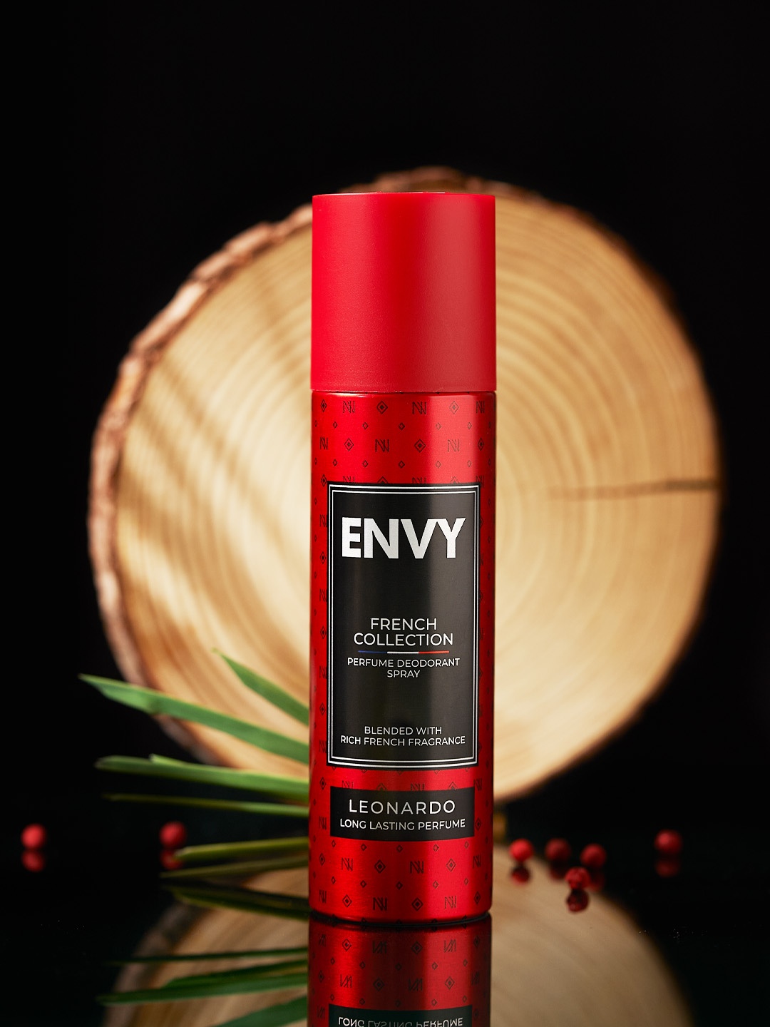 

Envy Men French Collection Long Lasting Leonardo Deodorant Spray - 120ml, Red