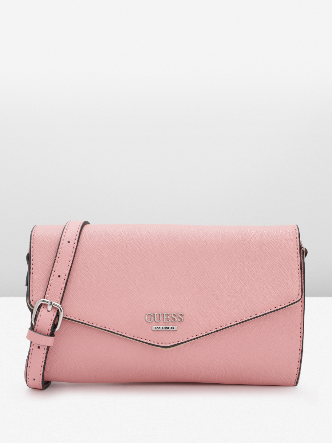 

GUESS Women Structured Sling Bag, Pink