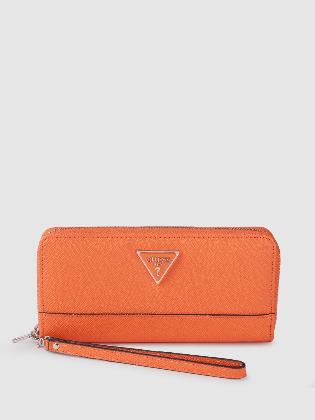 

GUESS Women Zip Around Wallet, Orange