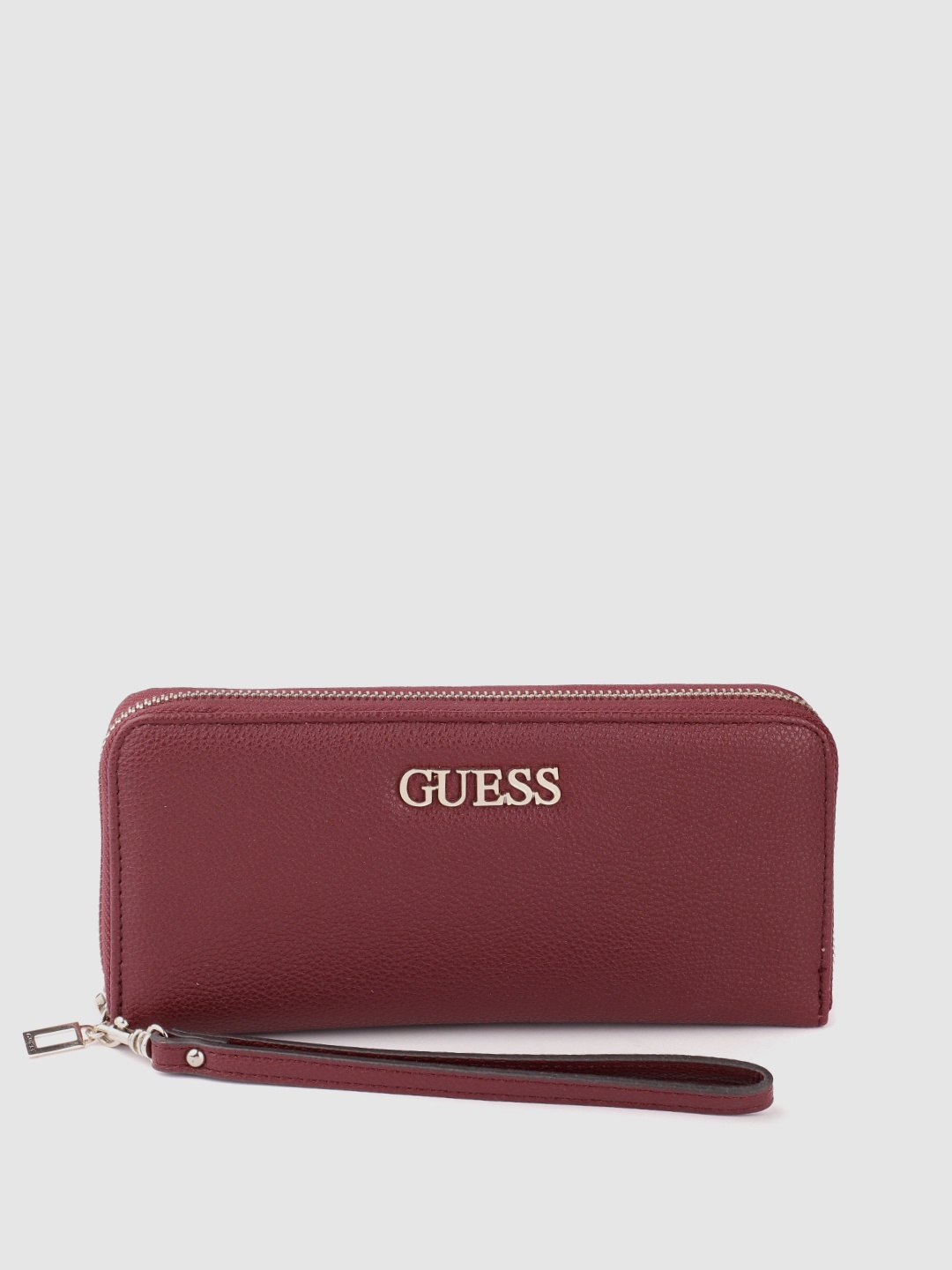 

GUESS Women Zip Around Wallet, Maroon