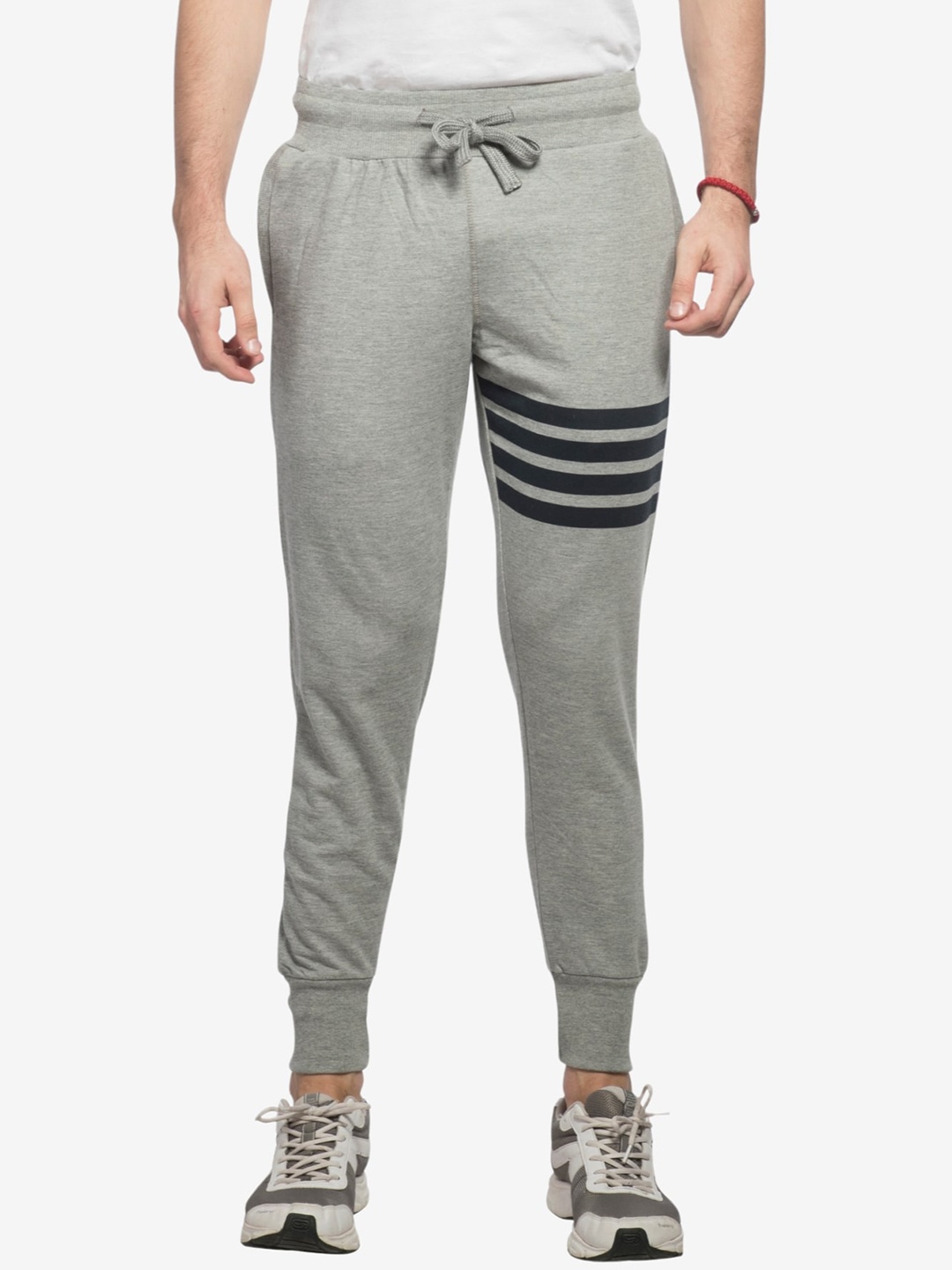 

Alan Jones Men Slim Fit Joggers, Grey