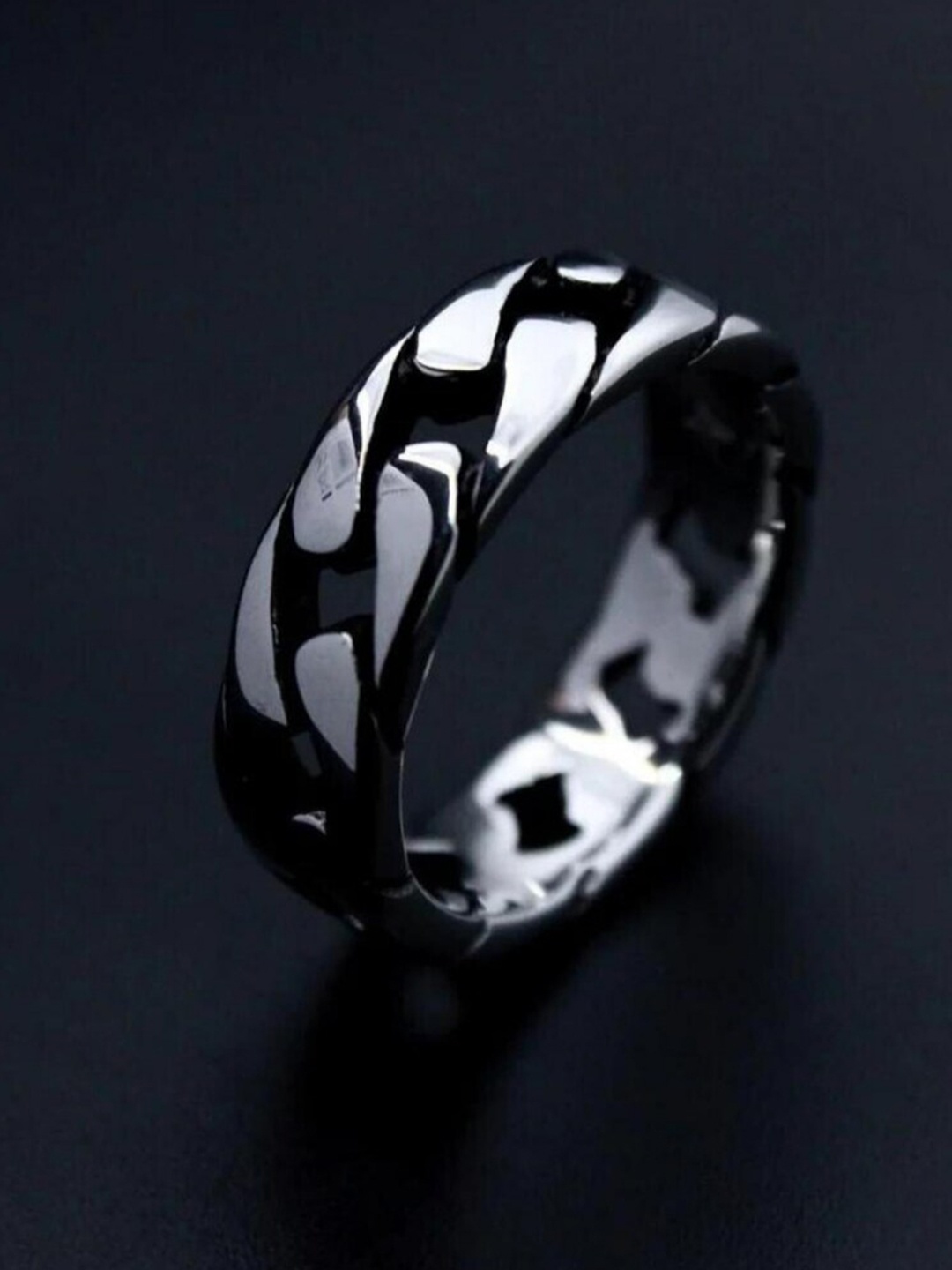 

SALTY Stainless Steel Ring, Silver