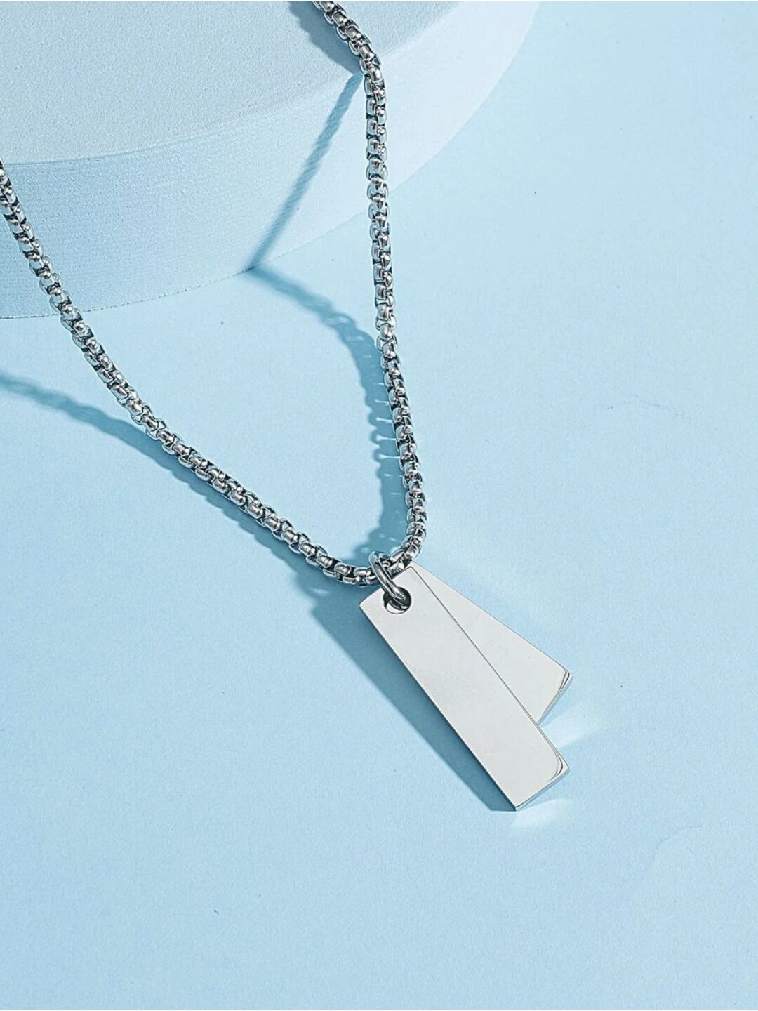 

SALTY Men Silver-Plated Chain