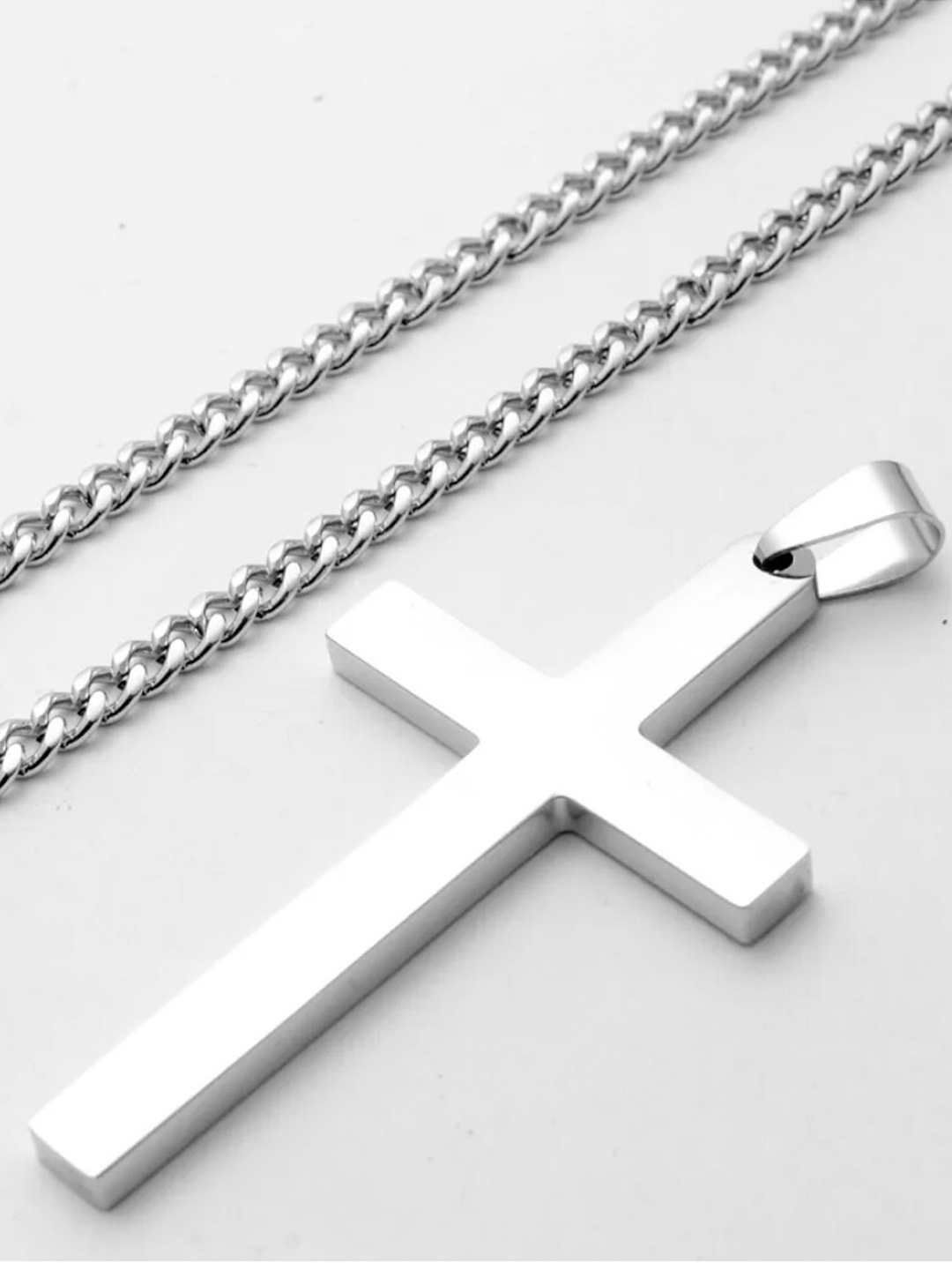 

SALTY Men Stainless Steel Chain, Silver