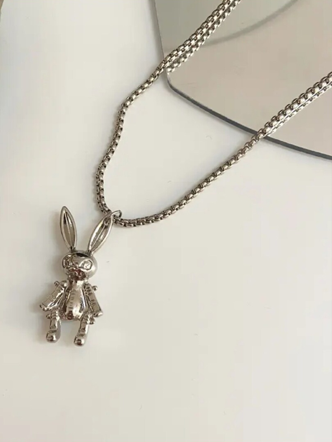 

SALTY Men Stainless Steel Minimal Chain, Silver