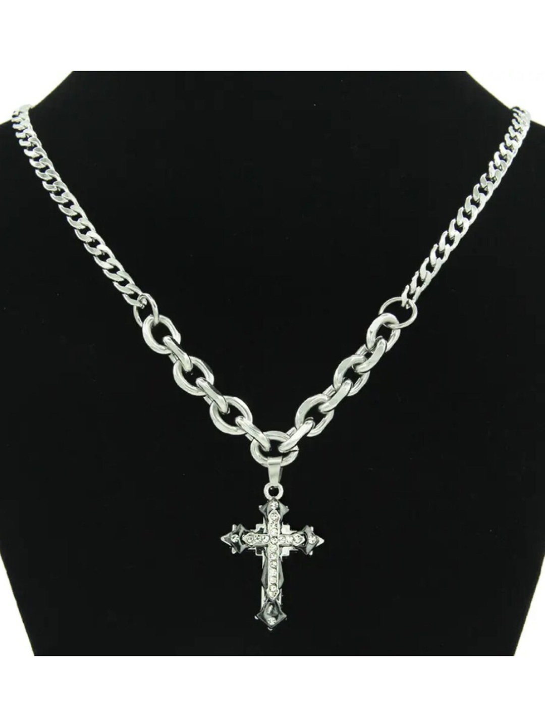 

SALTY Men Silver-Plated Chain