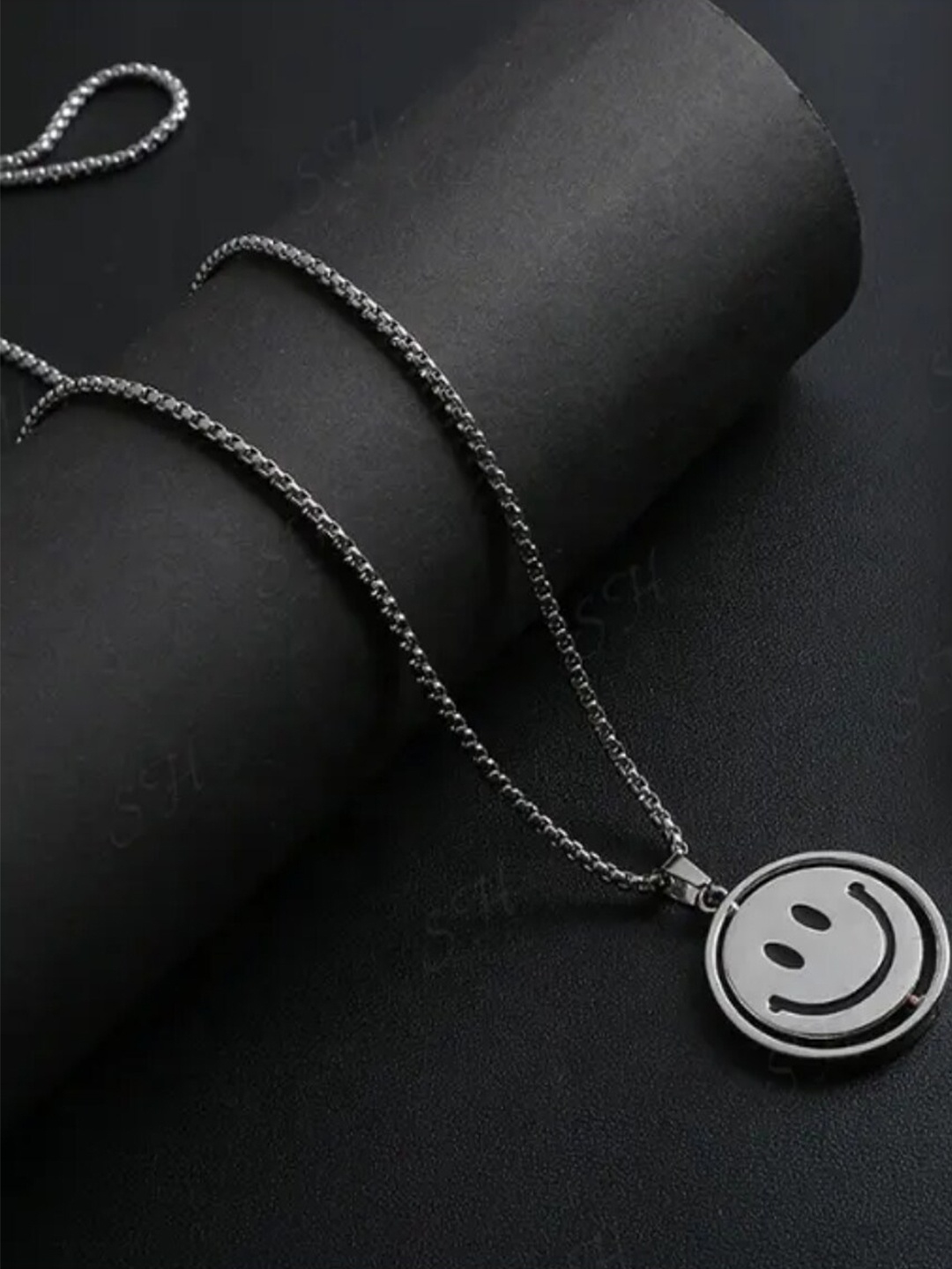 

SALTY Men Stainless Steel Chain, Silver