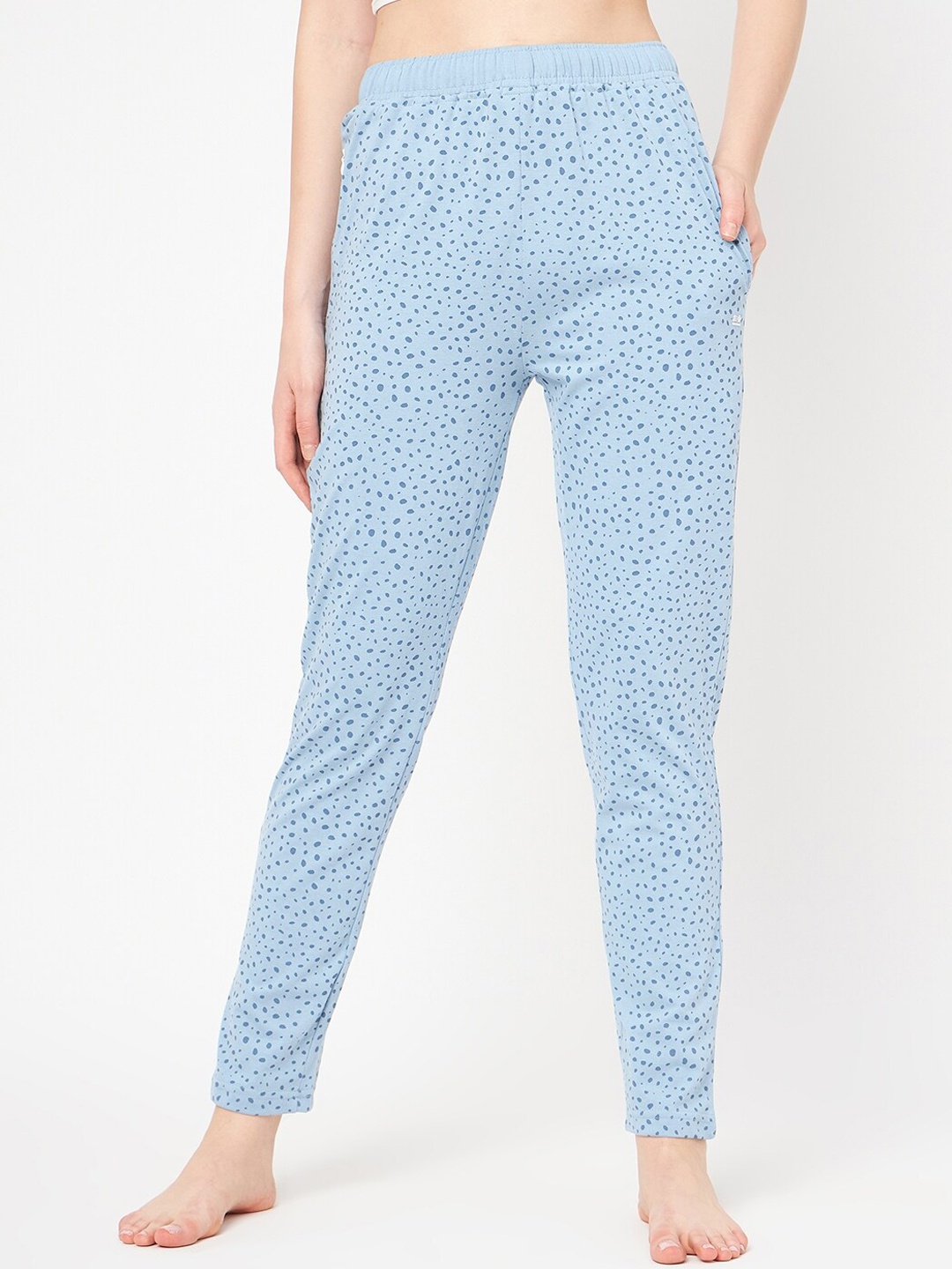 

Okane Women Printed Lounge Pants, Blue