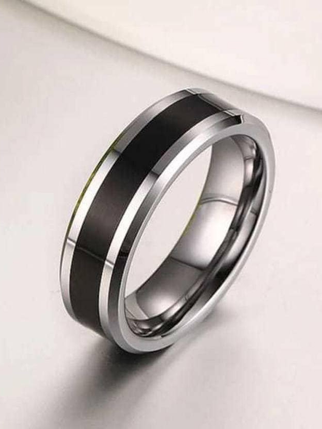 

VIEN Silver-Plated Stainless Steel Ring