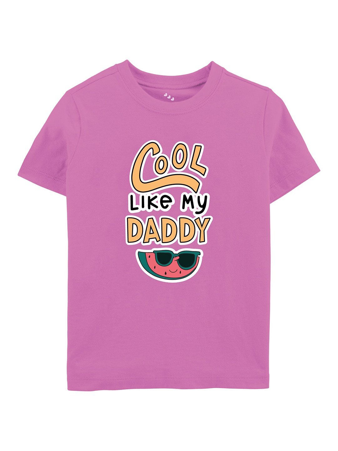 

Zeezeezoo Kids Typography Printed Pure Cotton T-Shirt, Pink
