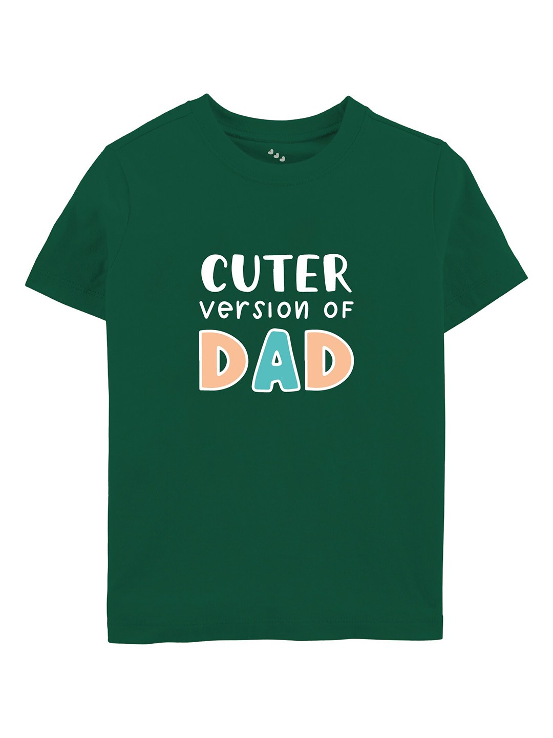 

Zeezeezoo Kids Typography Printed Pure Cotton T-Shirt, Green
