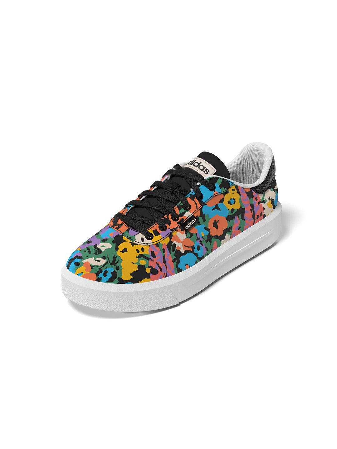 

ADIDAS Women COURT PLATFORM CLN Skateboarding Shoes, Black