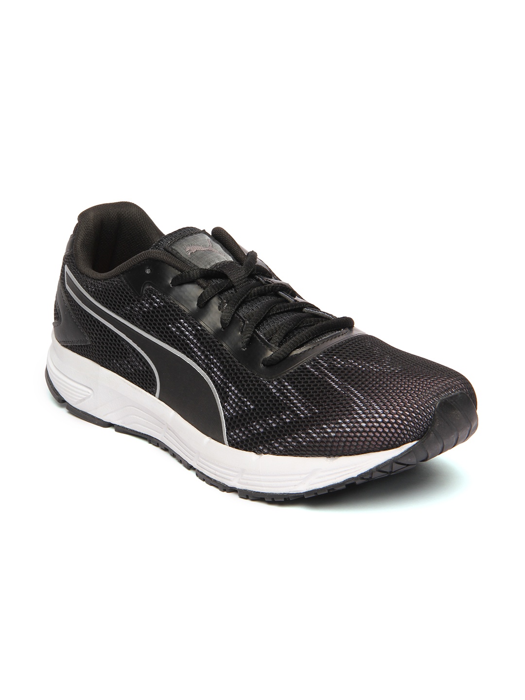 

Puma Unisex Black Engine Running Shoes