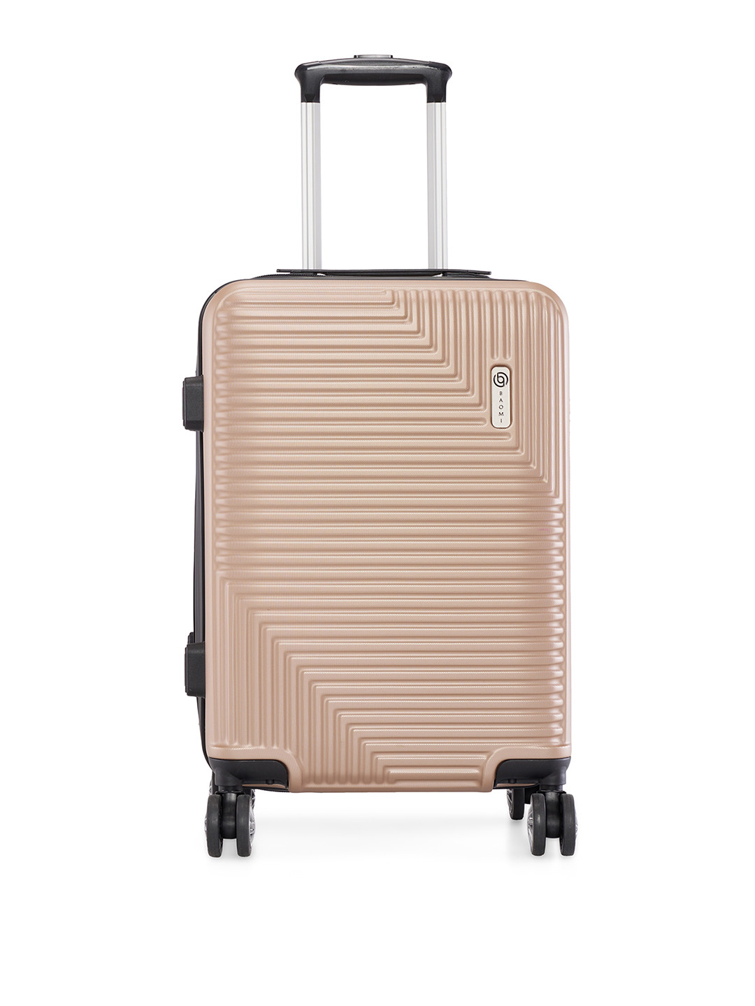 

BAOMI URBAN VOYAGE Range Light Brown 22" Cabin Hard Trolley Bag