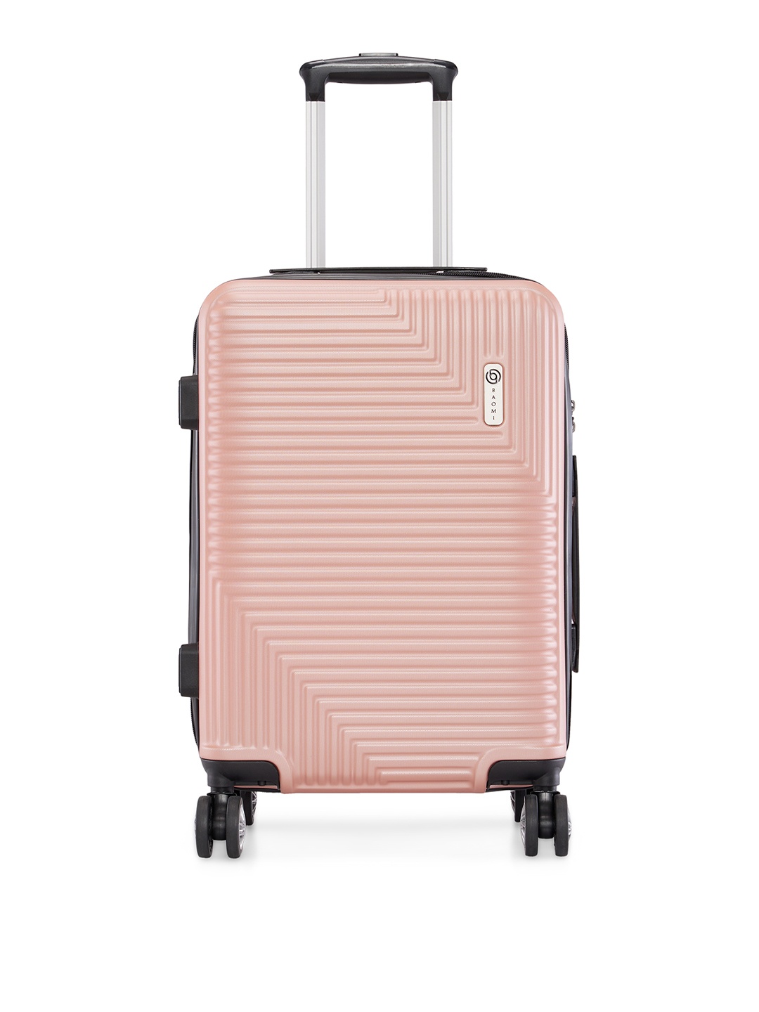 

BAOMI Urban Voyage Rose Gold Hard 22" Cabin Luggage, Pink