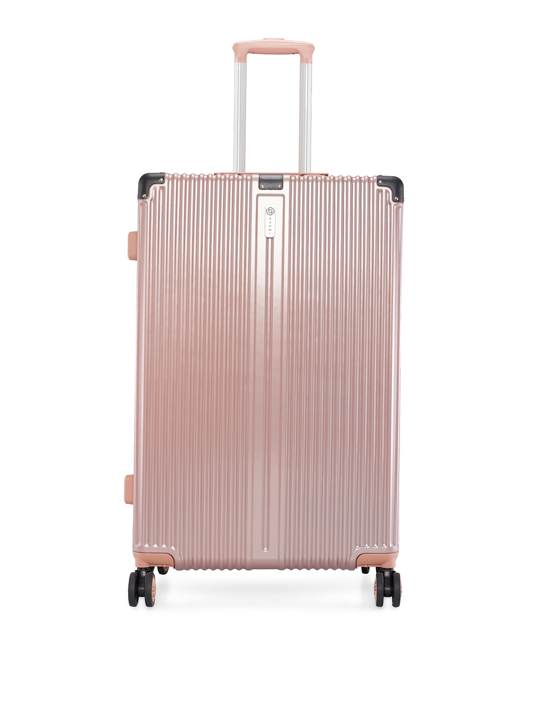 

BAOMI Textured Hard-Sided Hard 31 Inches Large Trolley Suitcase, Brown