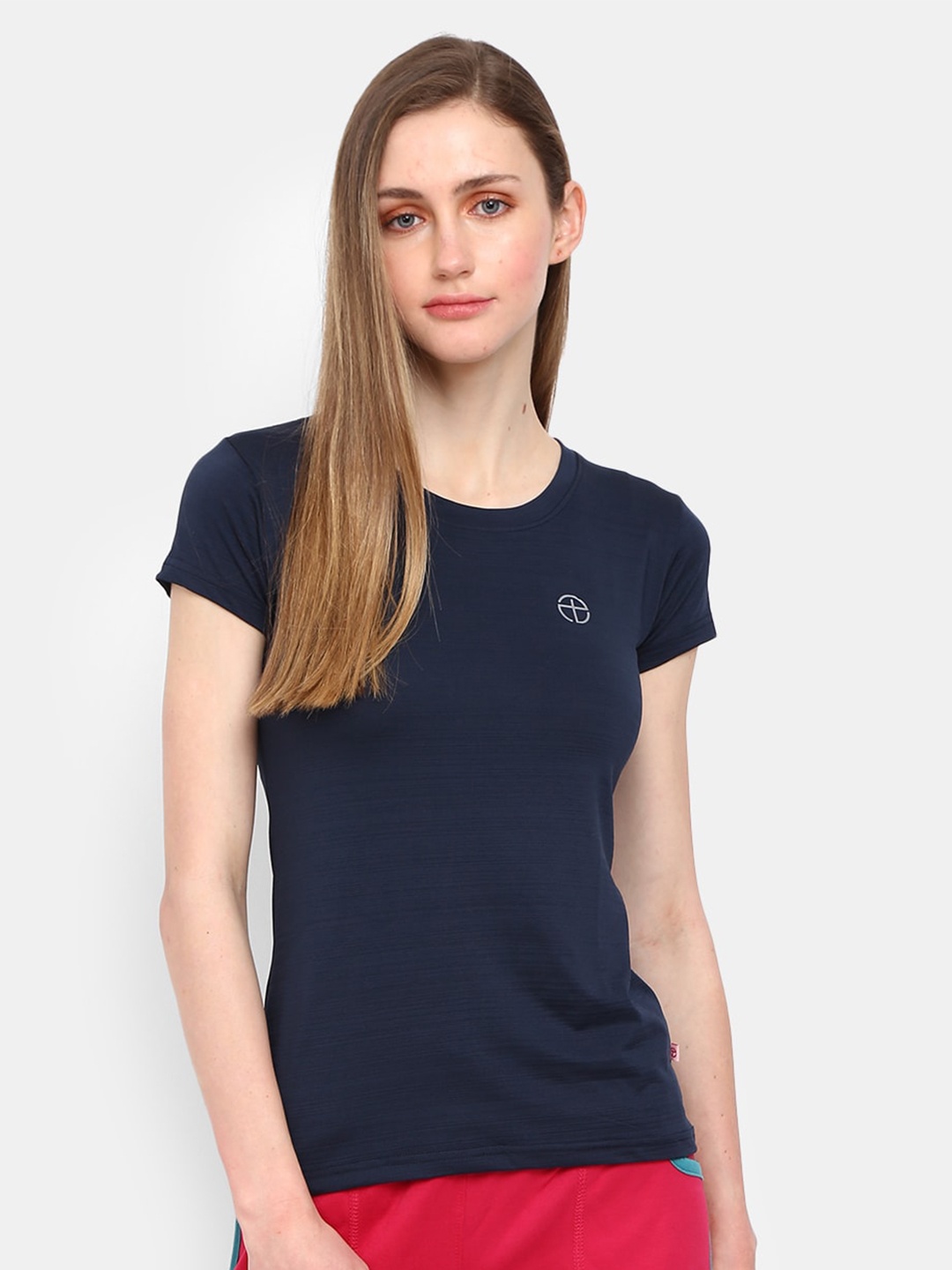 

V-Mart Round Neck Short Sleeves T-shirt, Navy blue