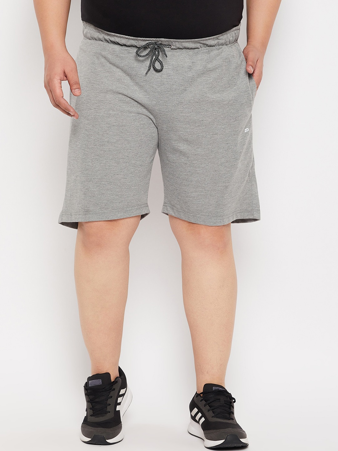 

Adobe Men Plus Size Cotton Sports Shorts, Grey