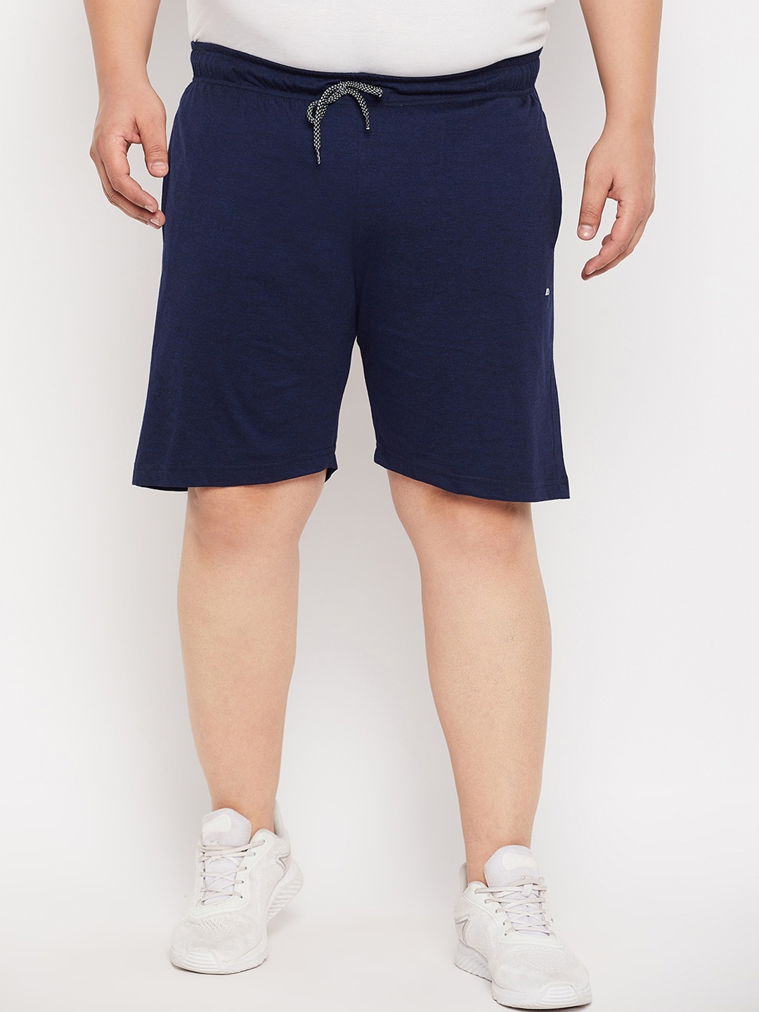 

Adobe Men Plus Size Cotton Sports Shorts, Navy blue