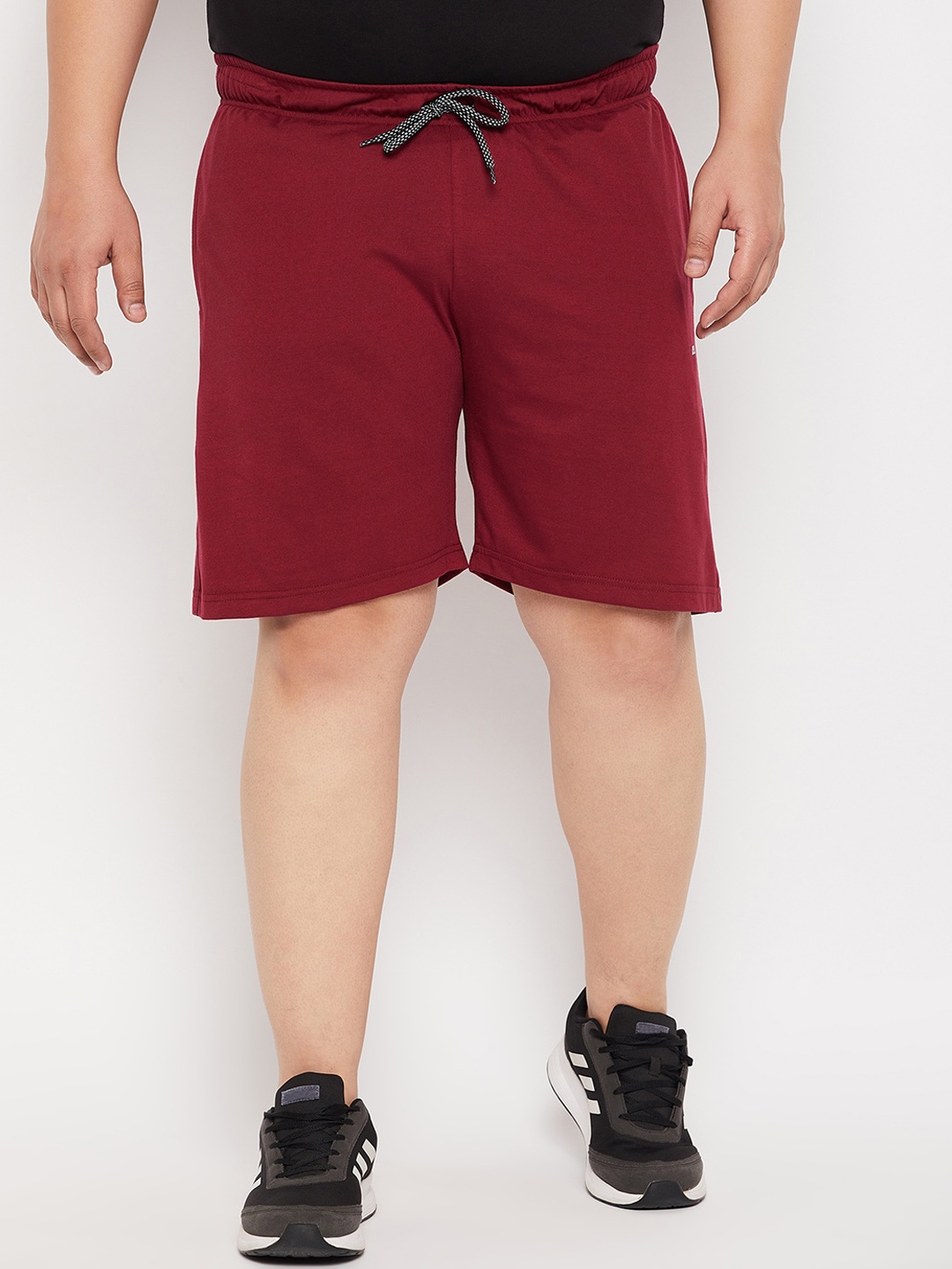 

Adobe Men Plus Size Cotton Sports Shorts, Burgundy