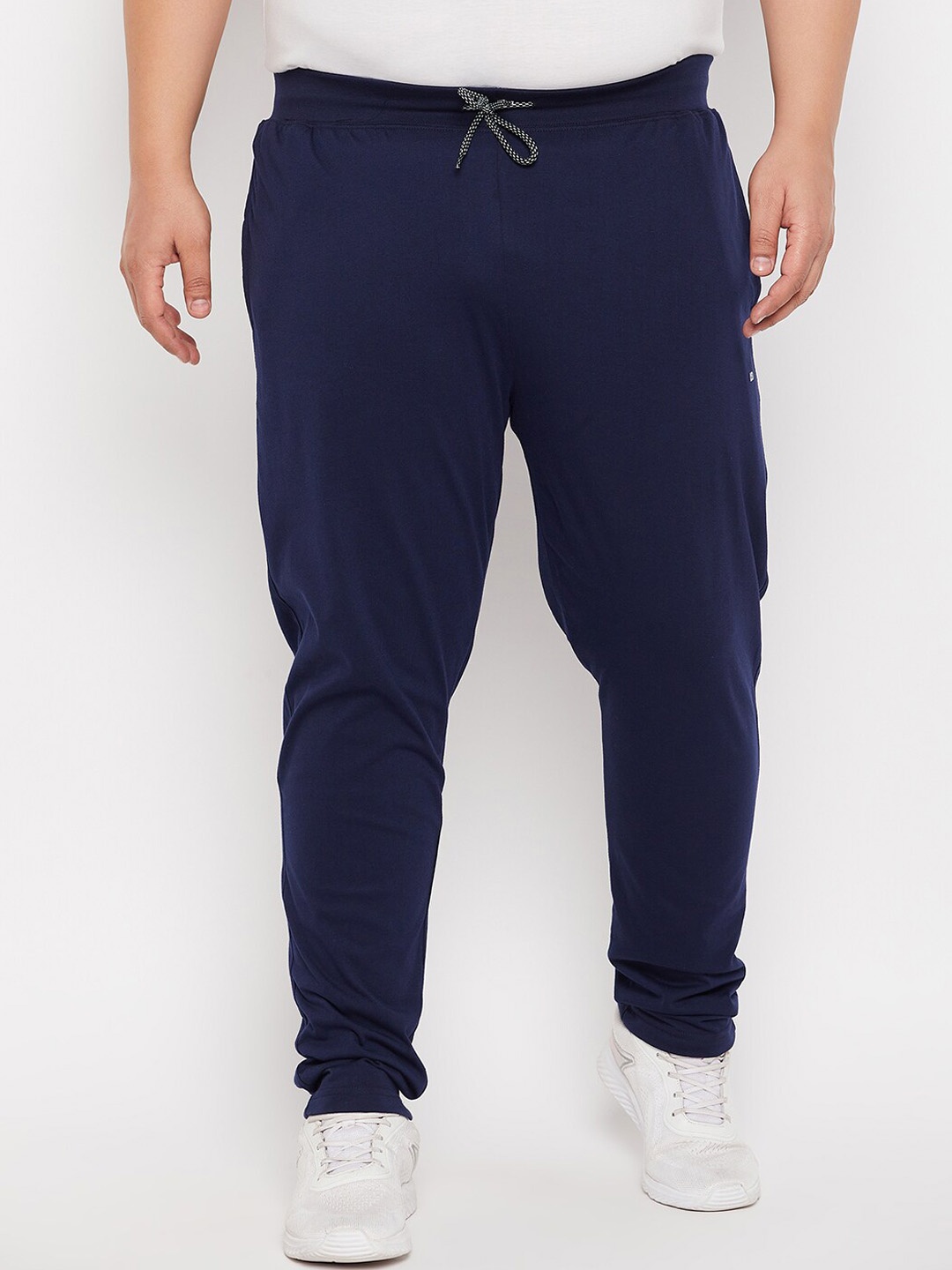 

Adobe Plus Size Mid-Rise Track Pants, Navy blue