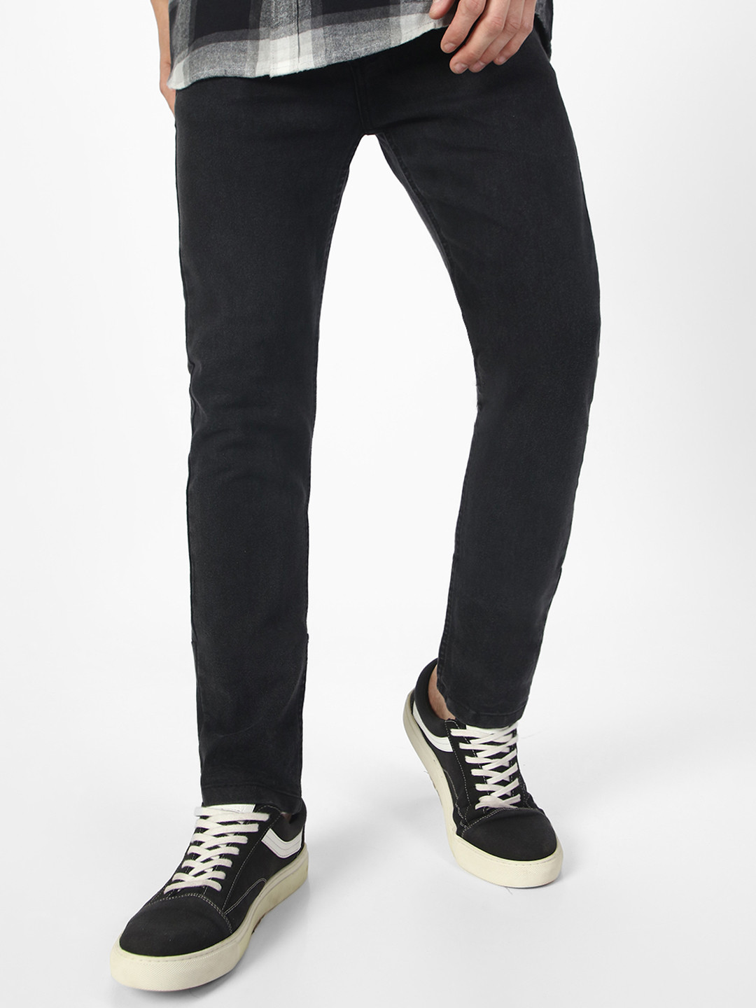 

Urbano Fashion Men Mid-Rise Stretchable Jeans, Grey