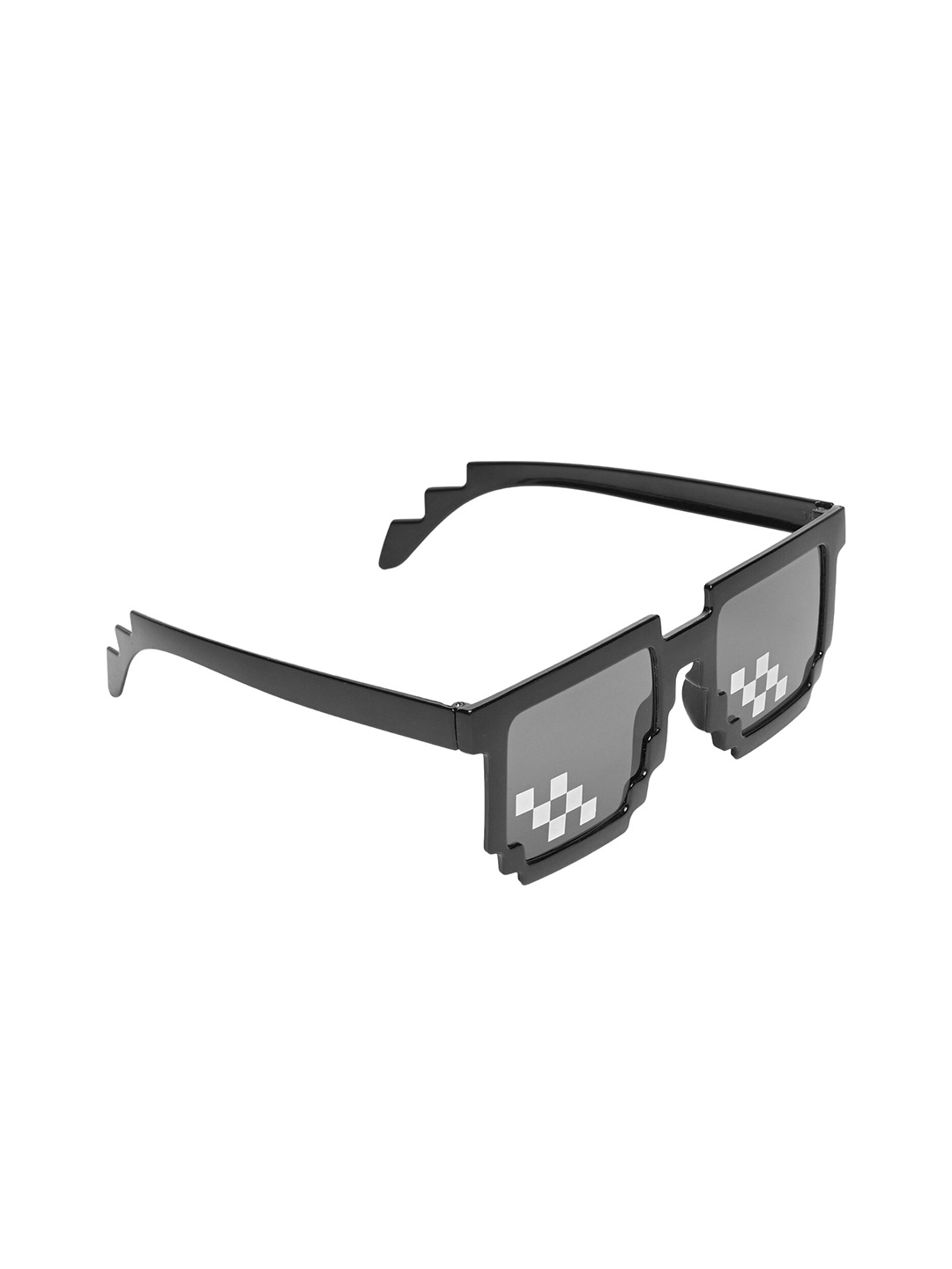 

CRIBA Square Lens with UV Protected Sunglasses, Black